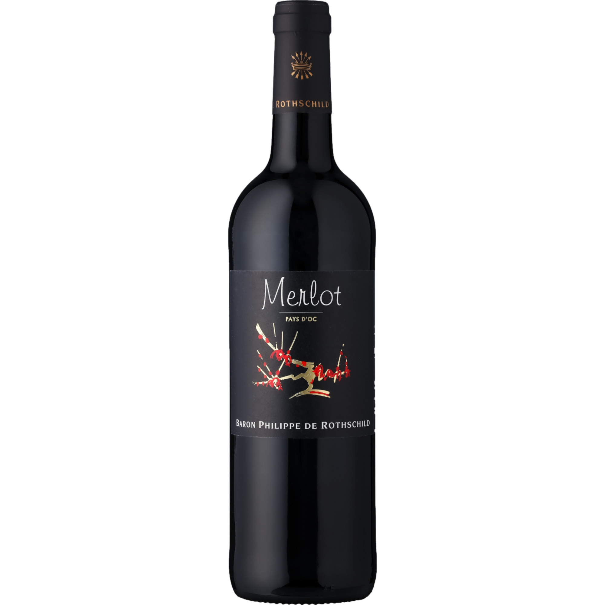 Les Cépages Merlot, Pays d'Oc IGP, Languedoc-Roussillon, 2024, Rotwein