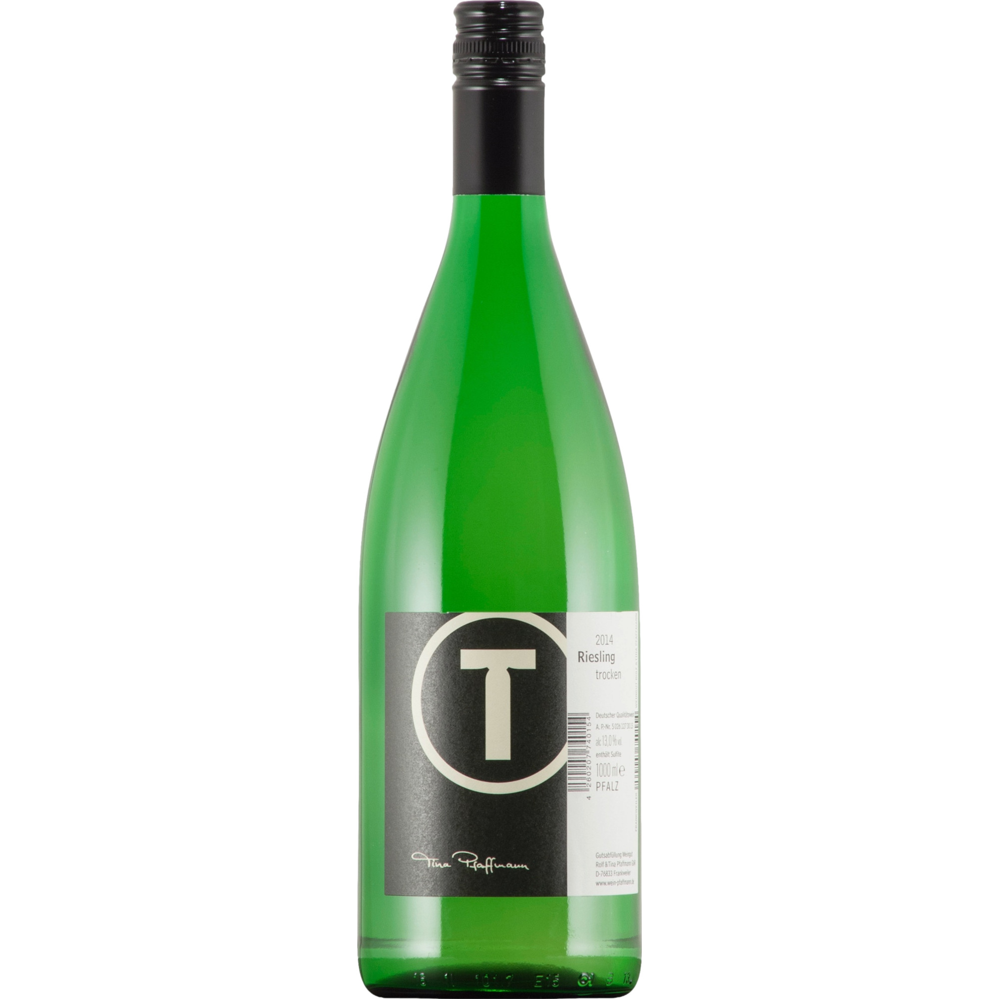 Tina Pfaffmann Riesling, Trocken, Pfalz, 1,0 L, Pfalz, 2025, Weißwein