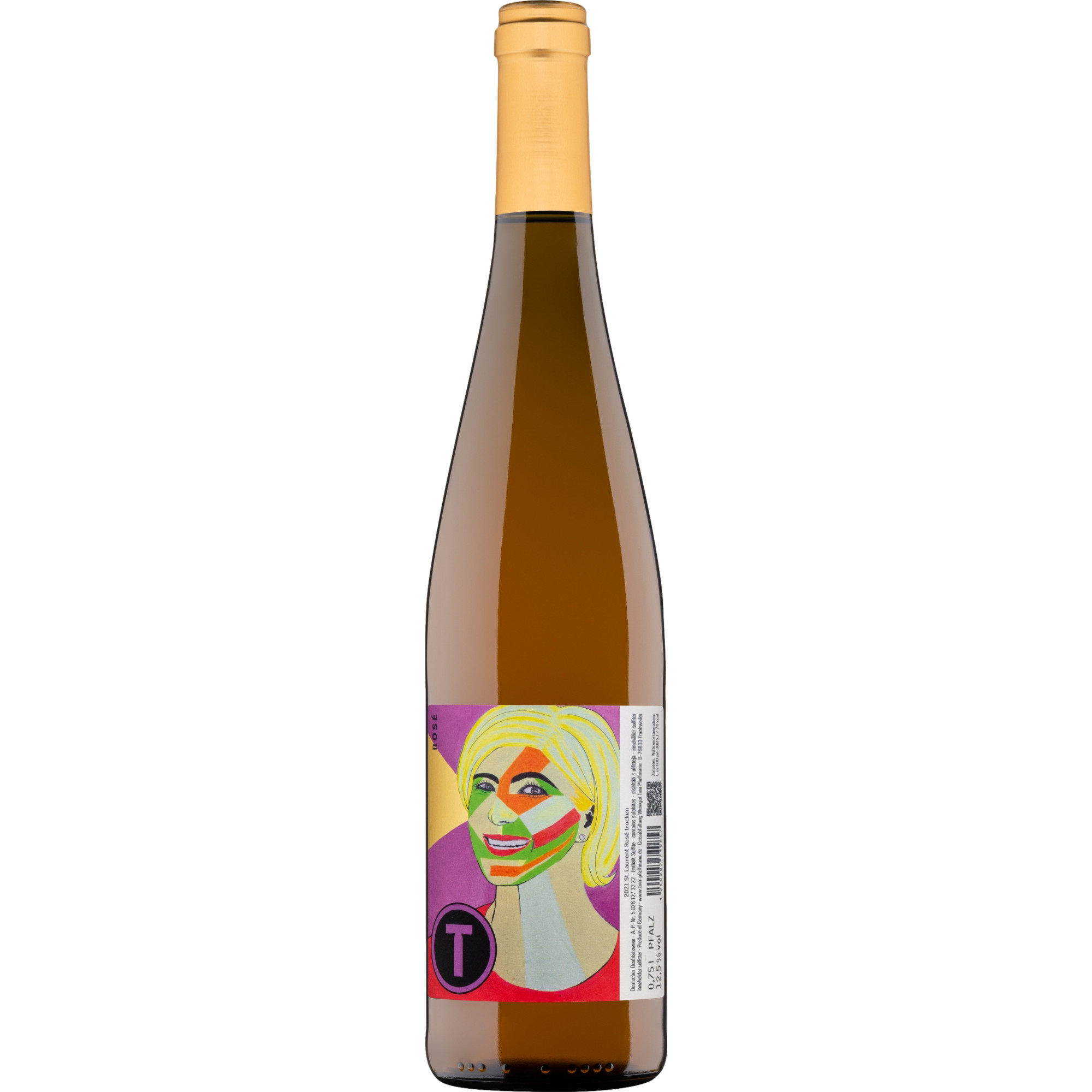 Tina Pfaffmann Rosé Barrique, Trocken, Pfalz, Pfalz, 2021, Roséwein
