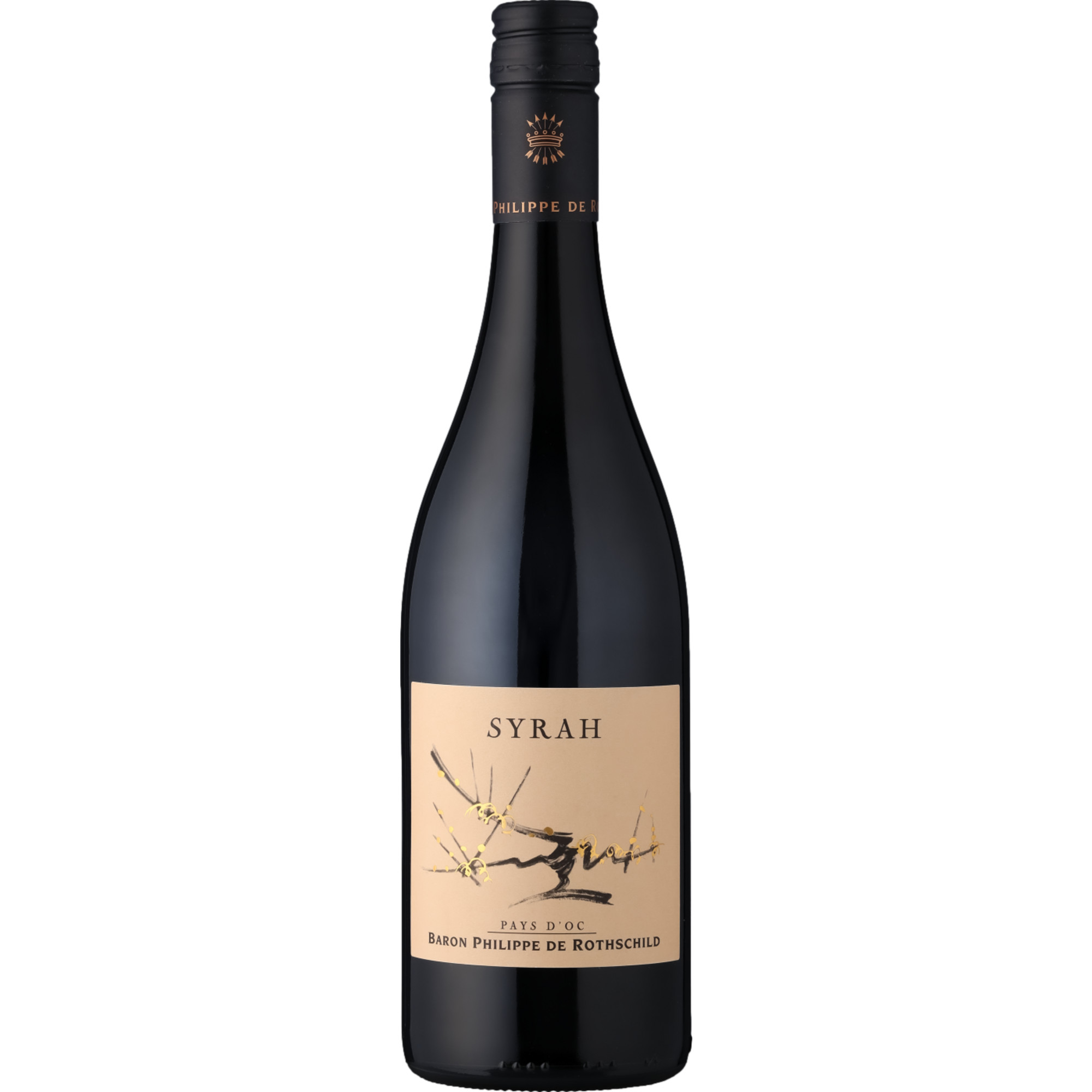 Les Cépages Syrah I.G.P. Pays d‘Oc, Pays d'Oc IGP, Languedoc-Roussillon, 2025, Rotwein