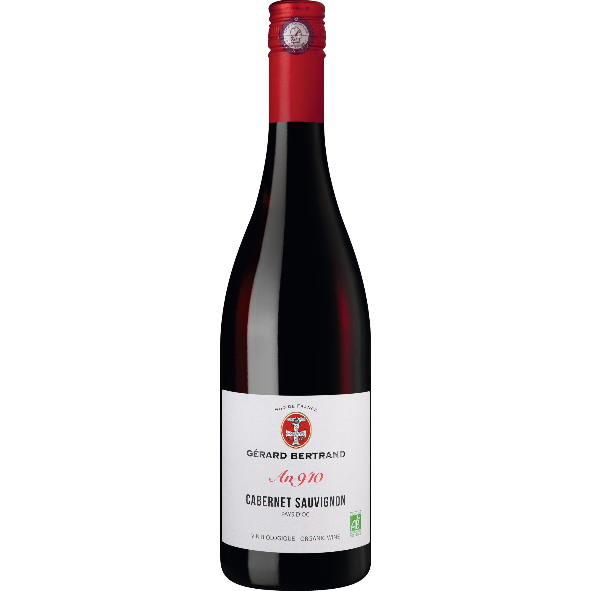 Héritage "An 940" Cabernet Sauvignon, Pays d'Oc IGP, Languedoc-Roussillon, 2024, Rotwein