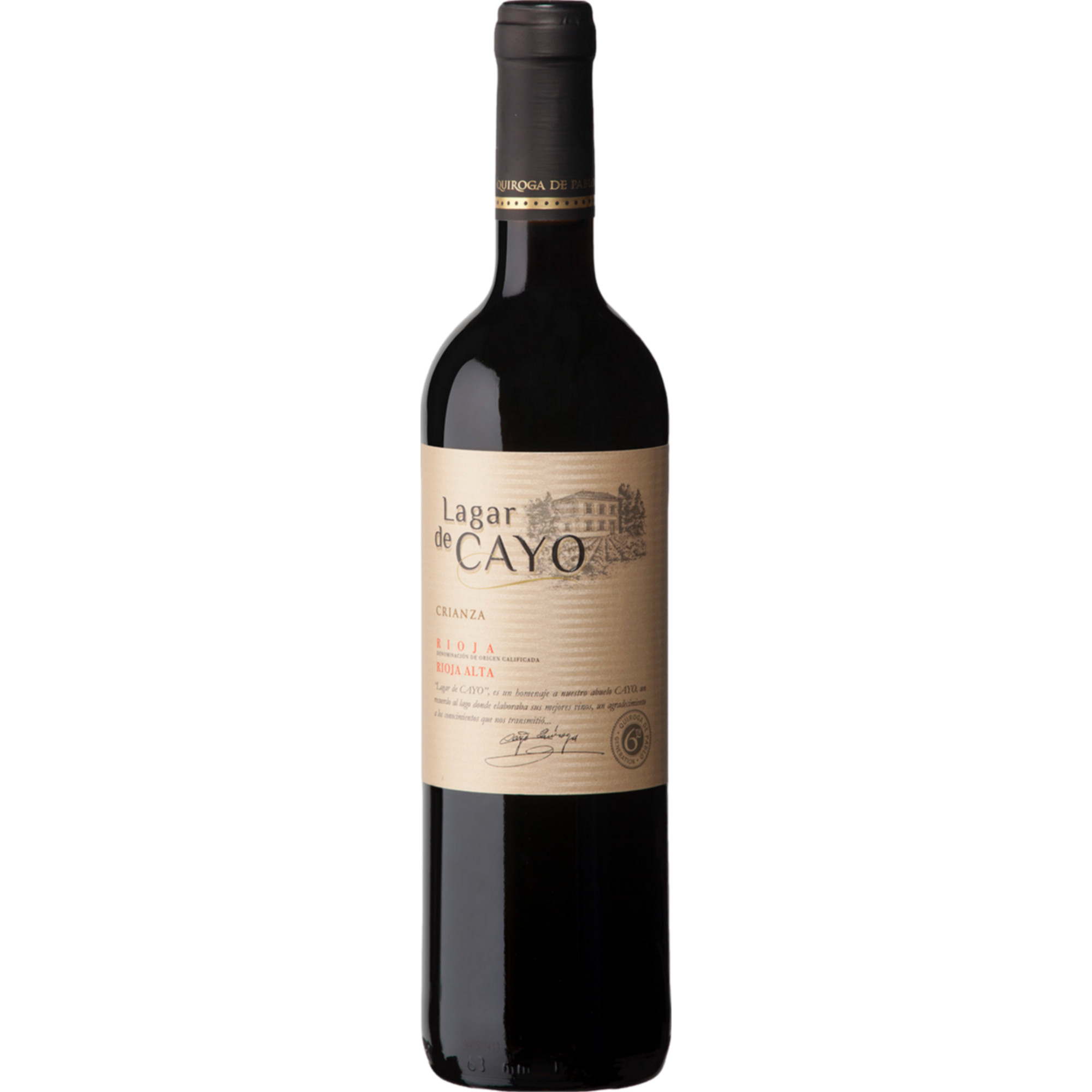 Lagar de Cayo Tinto Crianza, Rioja DOCa, Rioja, 2021, Rotwein