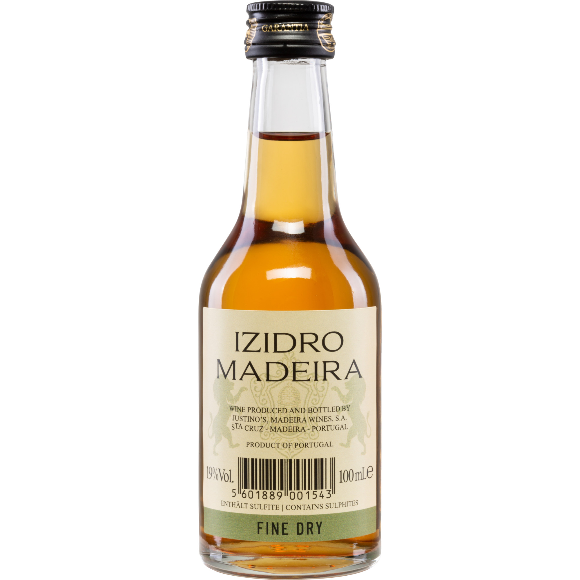 Justino's Fine Dry 3 Years Old Miniatur Madeira