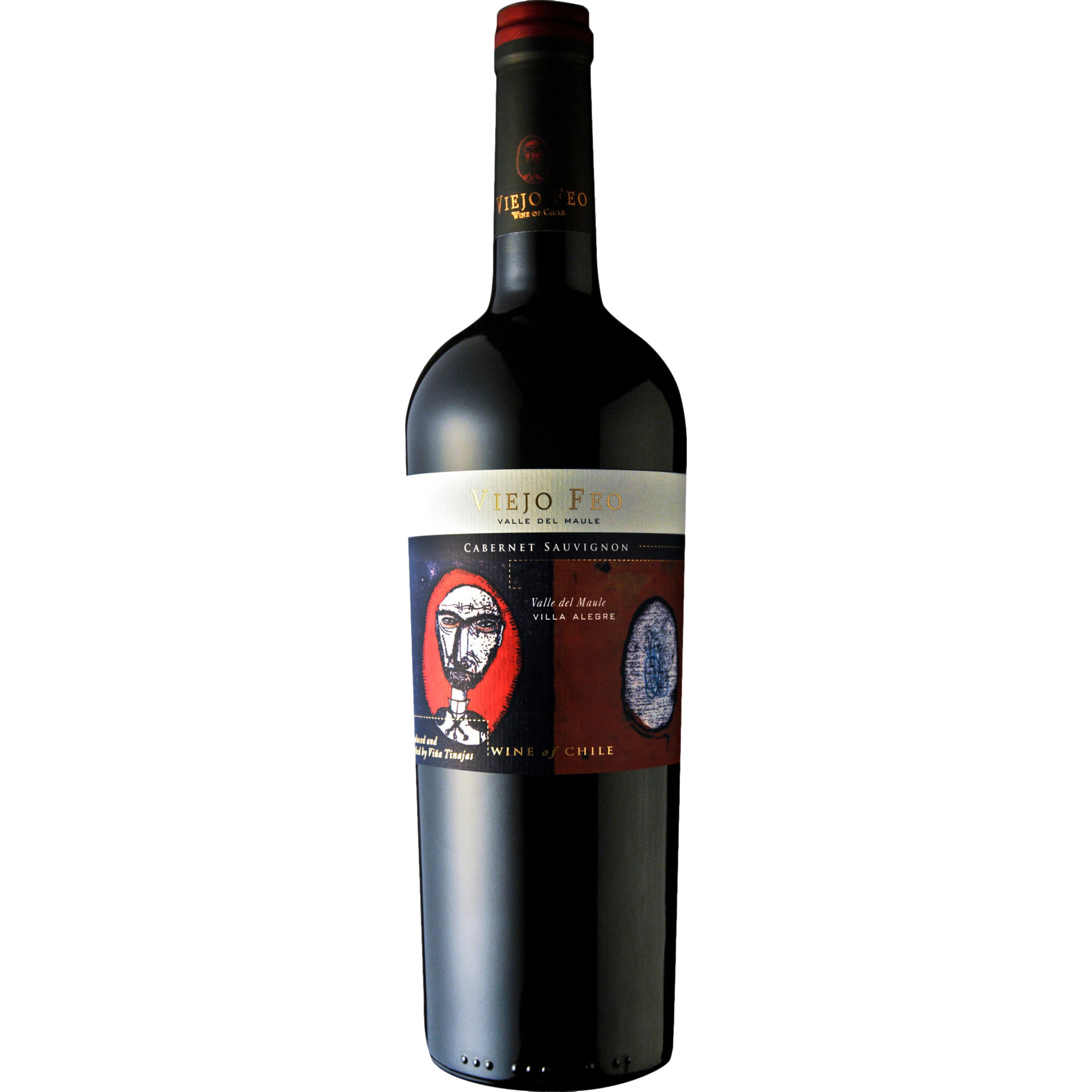 Viejo Feo Reserva Cabernet Sauvignon, Valle de Maule, Vino de Chile, 2021, Rotwein