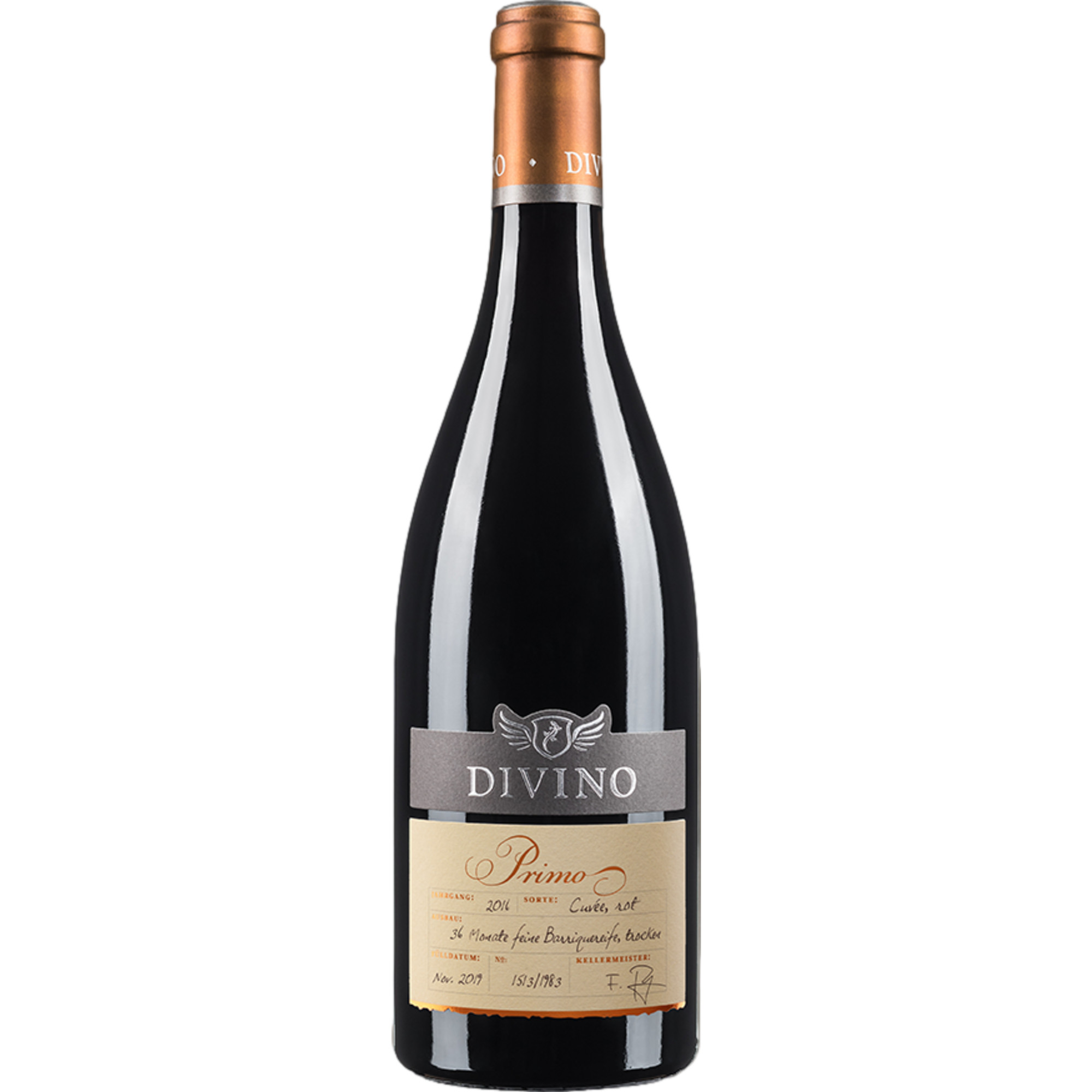 Divino Primo Cuvée Rot, Trocken, Franken, Franken, 2018, Rotwein