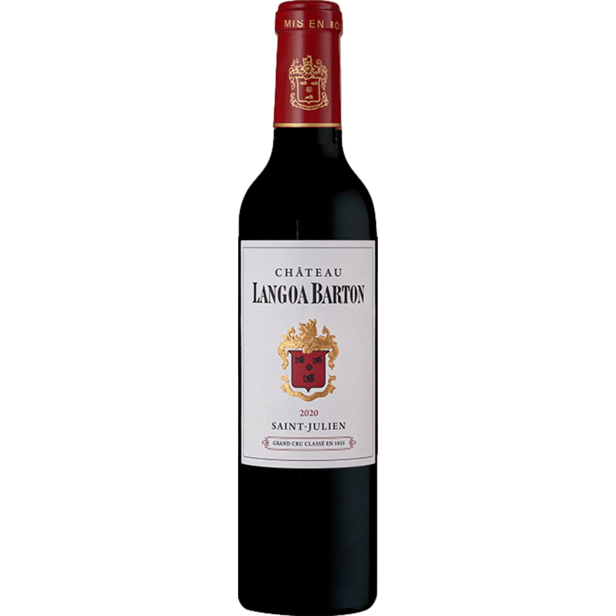Château Langoa Barton, Saint-Julien AOP, 3ème Cru Classé, 0,375 L, Bordeaux, 2020, Rotwein