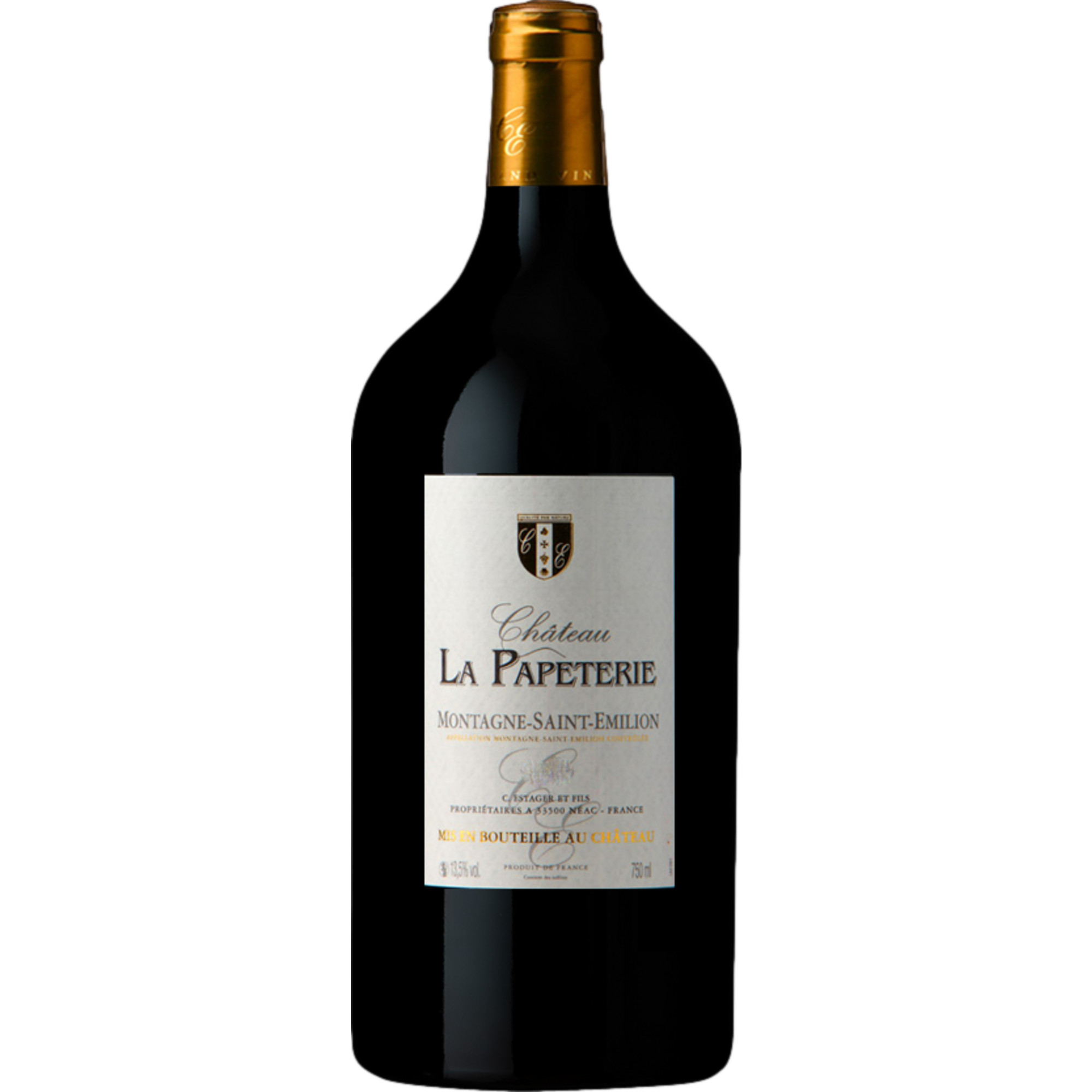 Château La Papèterie, Montagne Saint-Emilion AOP, Doppelmagnum, Bordeaux, 2018, Rotwein