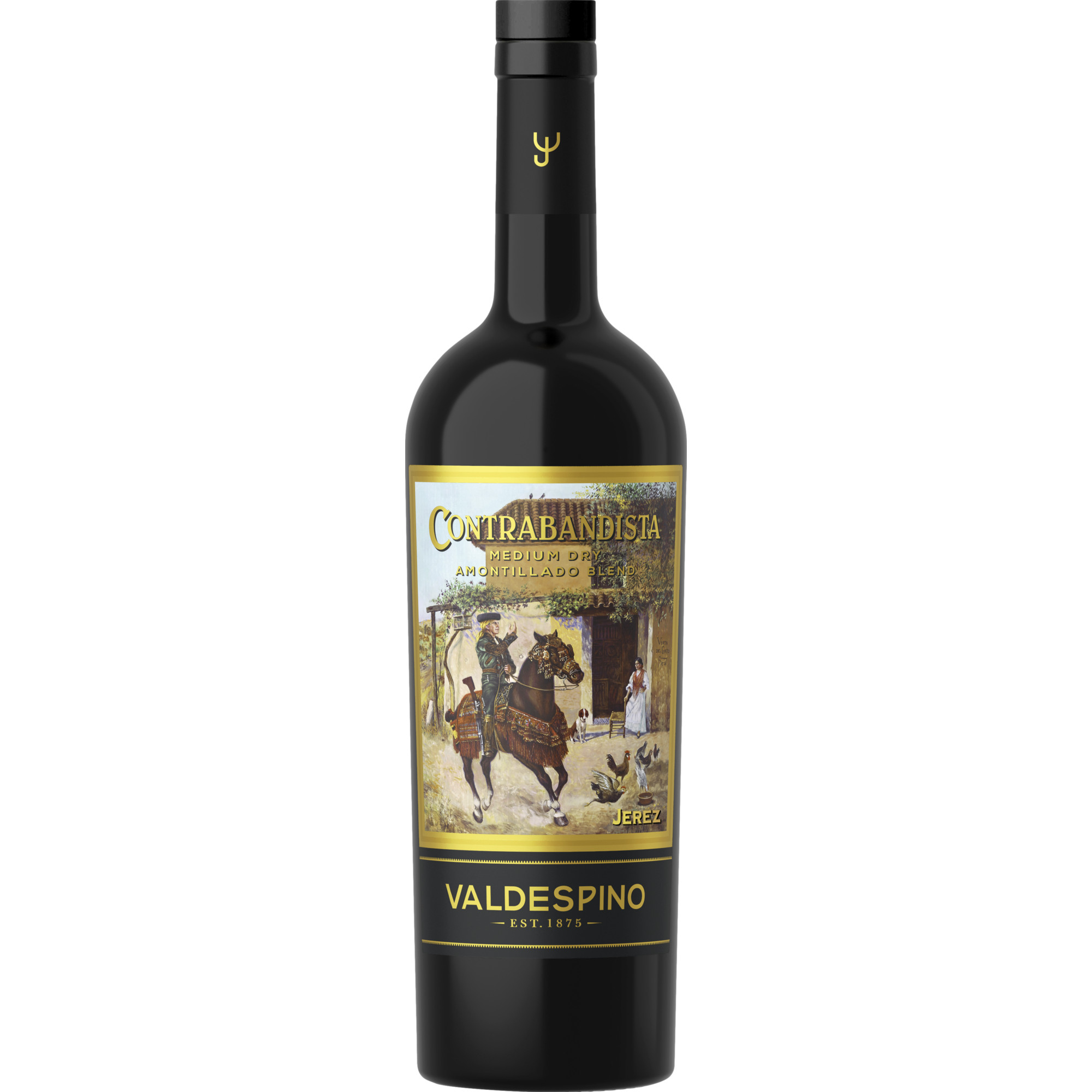 Valdespino Medium Dry Contrabandista, Sherry DO, 0,75 L, 18 % Vol., Sherry/Jerez, Spirituosen