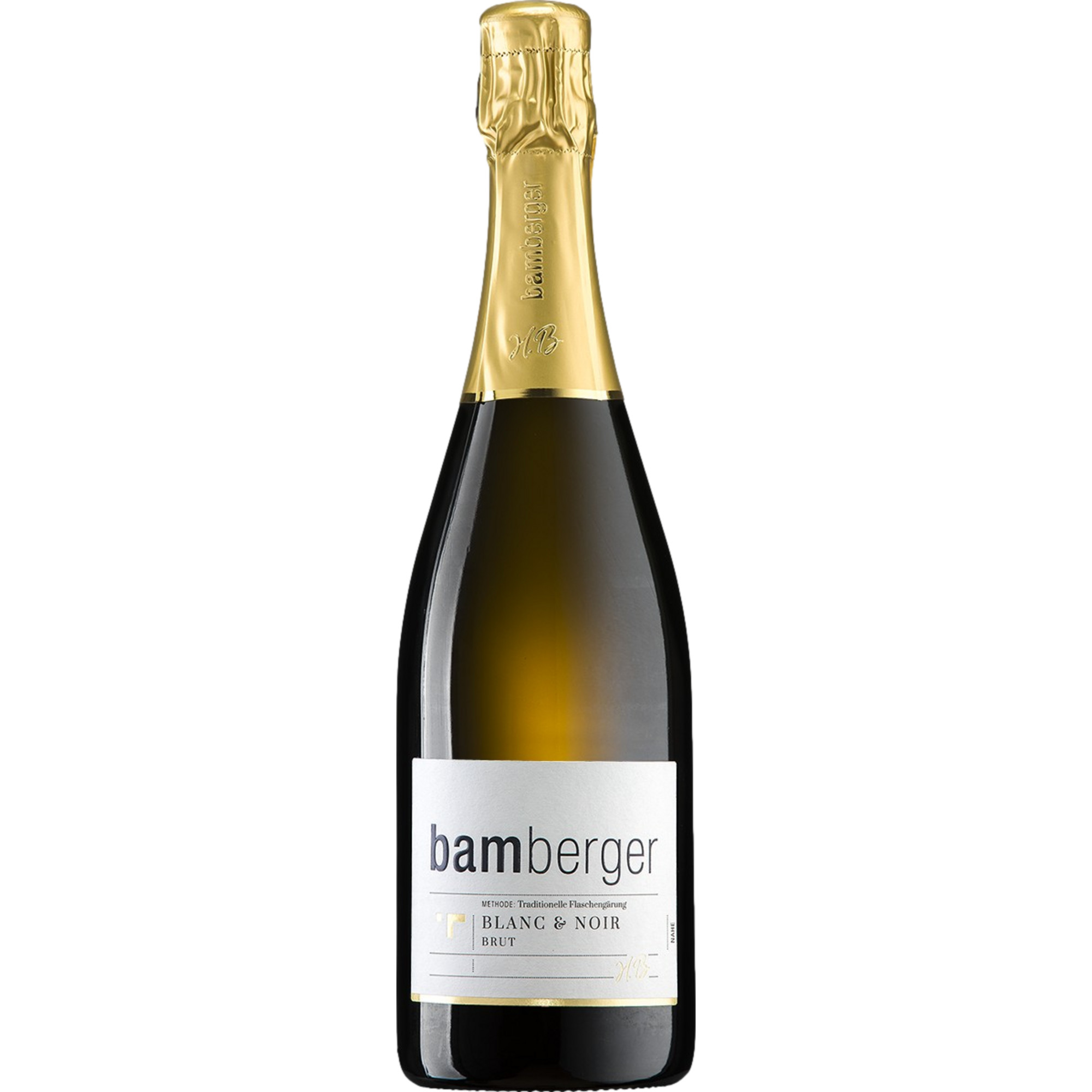 Image of Bamberger Blanc de Noir Sekt, Brut, Nahe, Nahe, 2023, Schaumwein