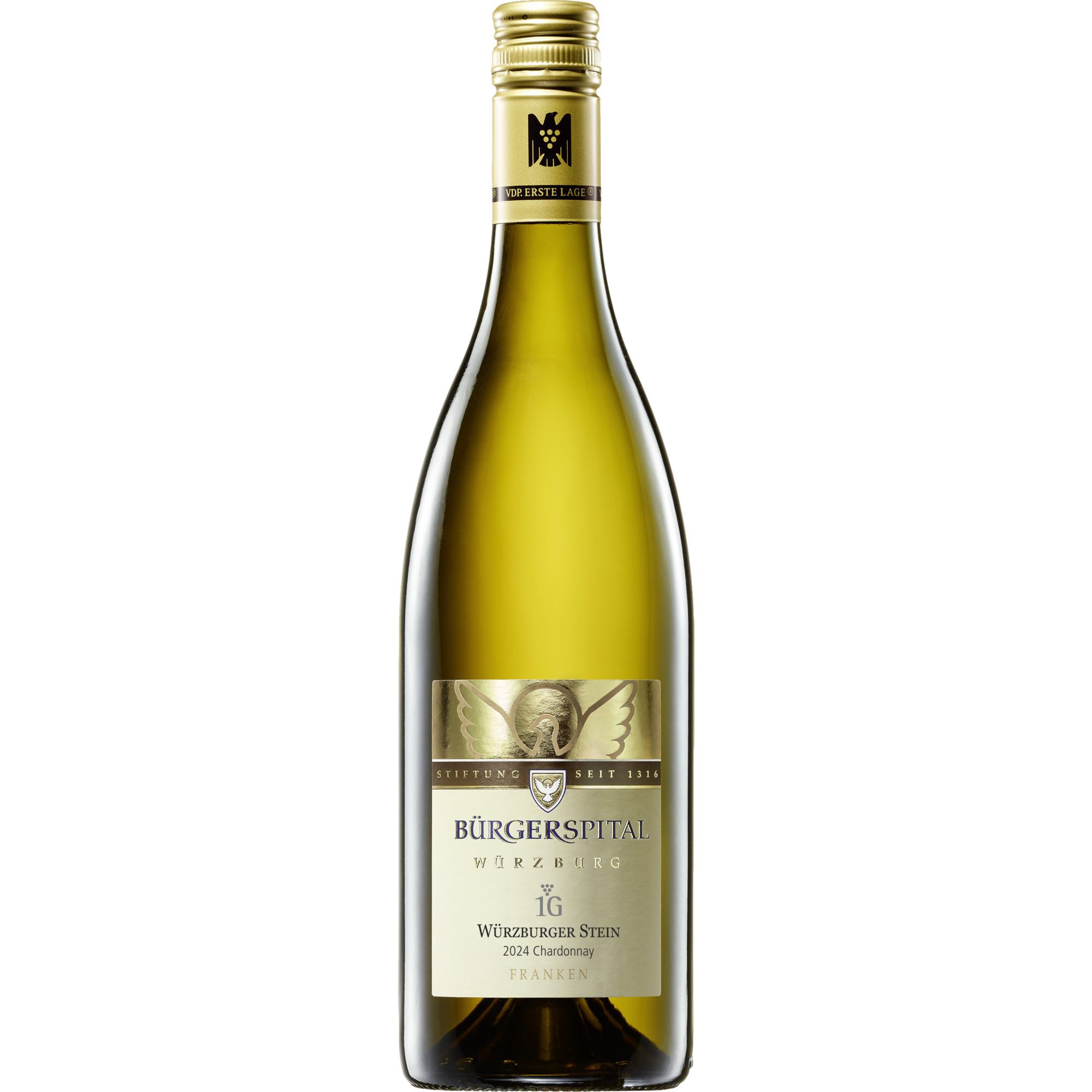 Würzburger Stein Chardonnay Erste Lage, Trocken, Franken, Franken, 2024, Weißwein