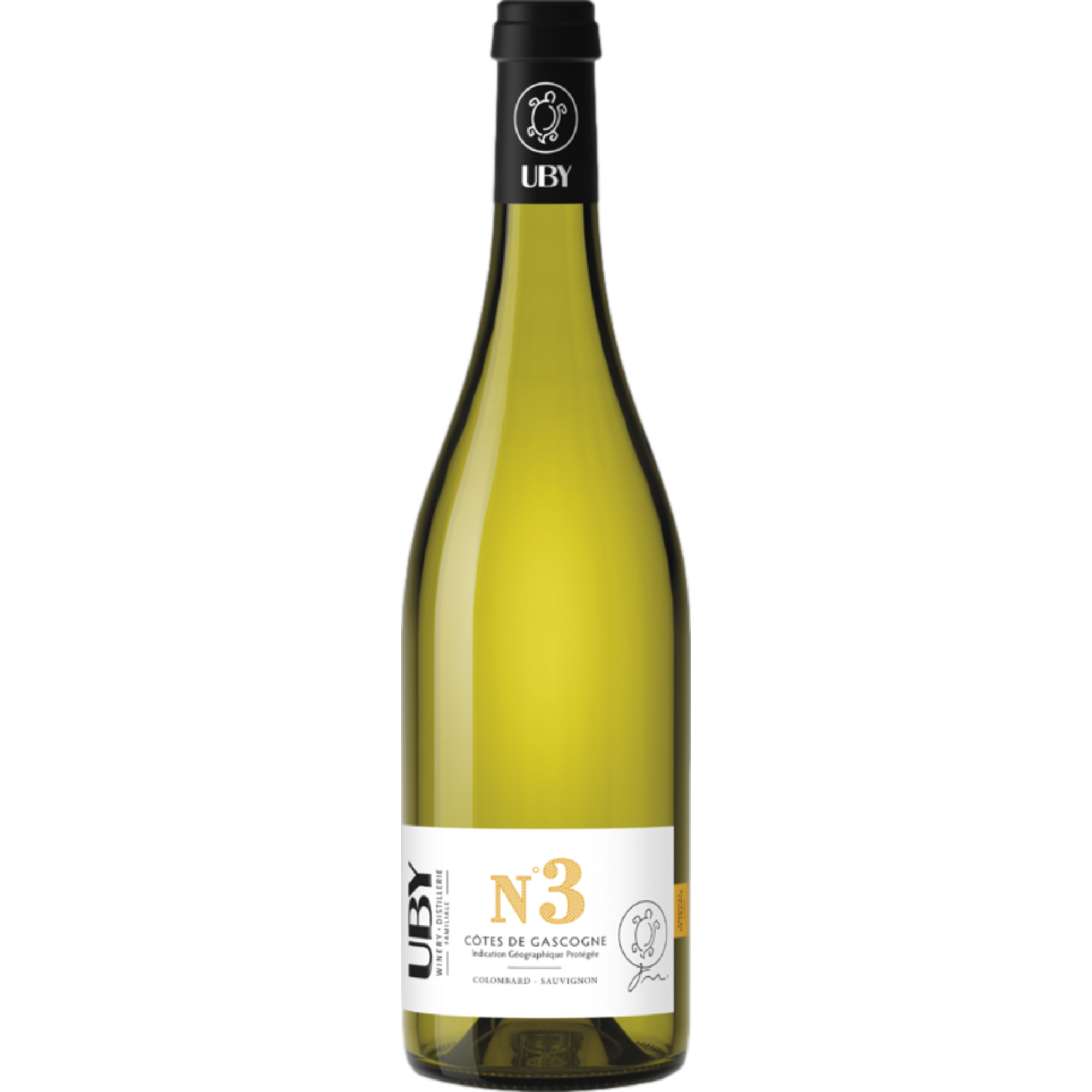 Uby N°3 Colombard Sauvignon, Côtes de Gascogne IGP, Südwestfrankreich, 2025, Weißwein