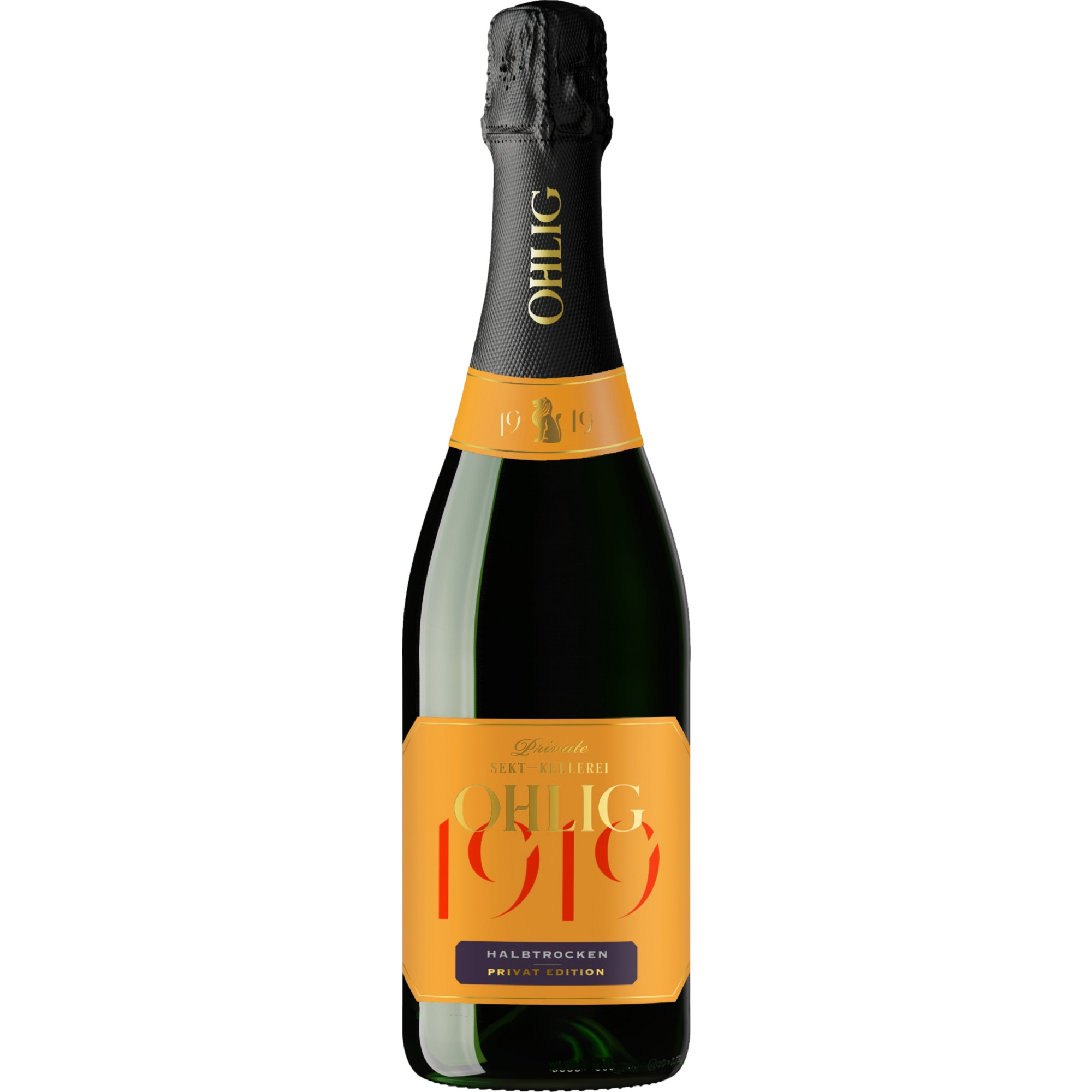 Ohlig Privat Sekt, Halbtrocken, Sekt, Deutscher Sekt, 2024, Schaumwein