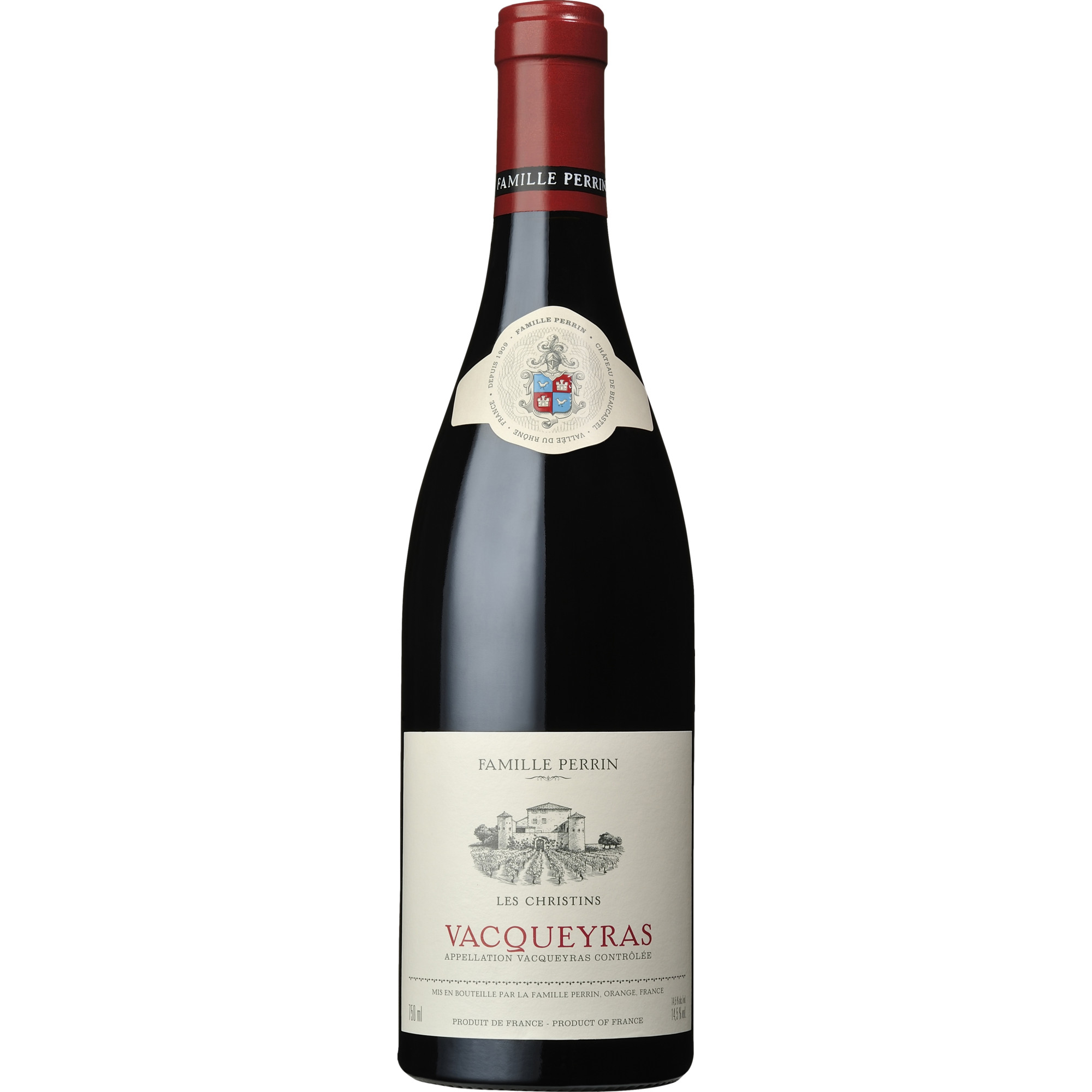 Les Christins Rouge, Vacqueyras AOP, Rhône, 2023, Rotwein