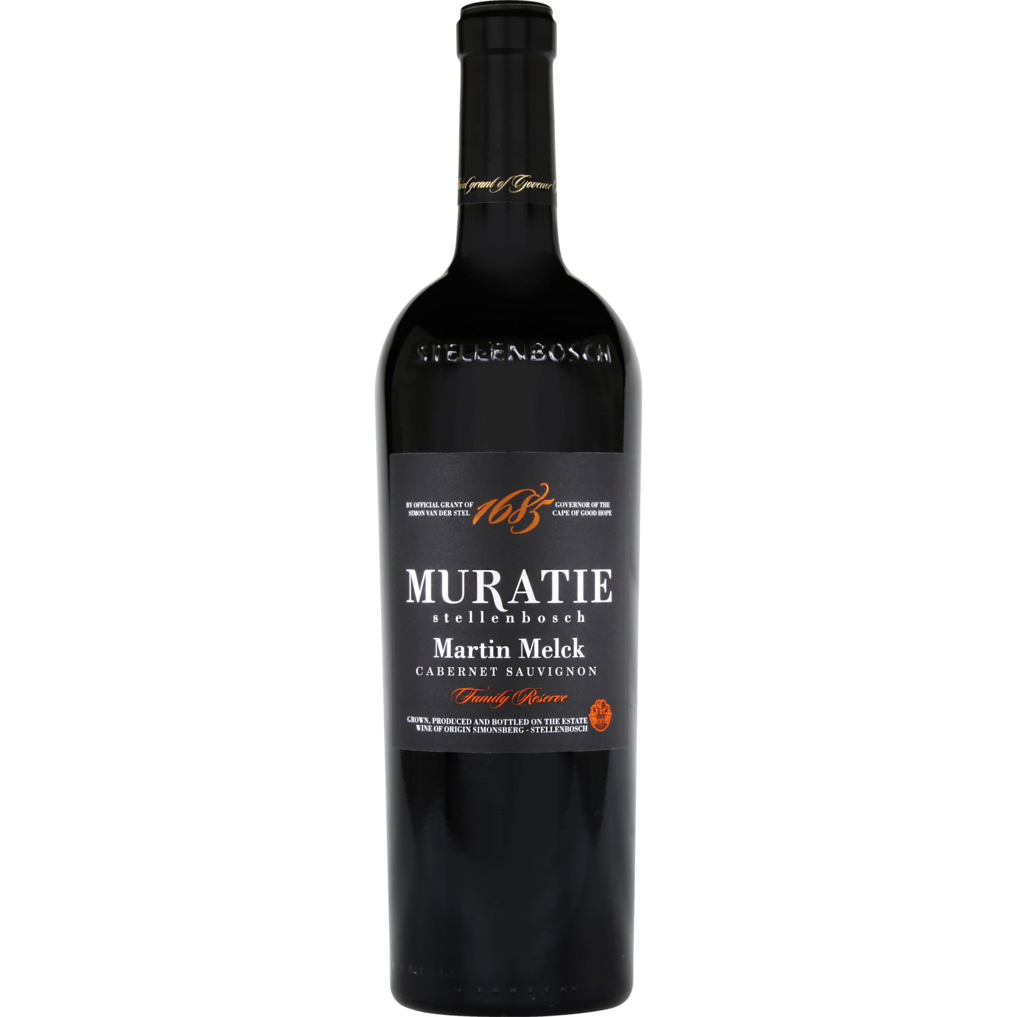 Martin Melck Cabernet Sauvignon Family Reserve, WO Stellenbosch, Western Cape, 2022, Rotwein