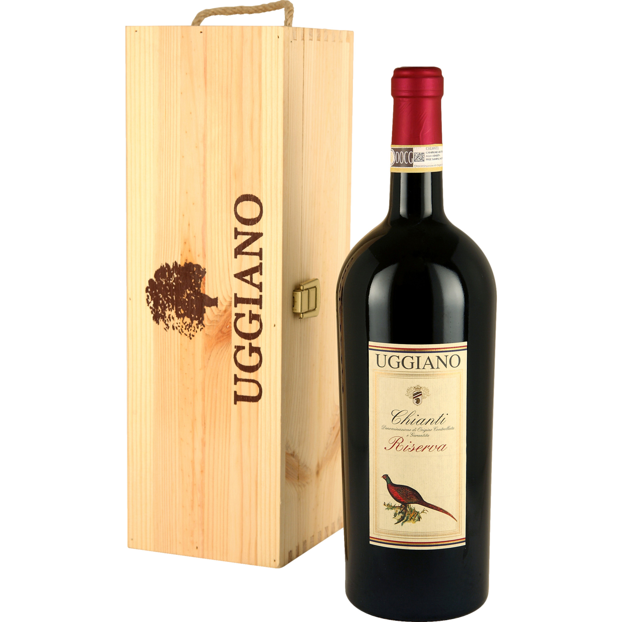 Uggiano Fagiano Chianti Riserva, Chianti Riserva DOCG, Magnum, Toskana, 2022, Rotwein
