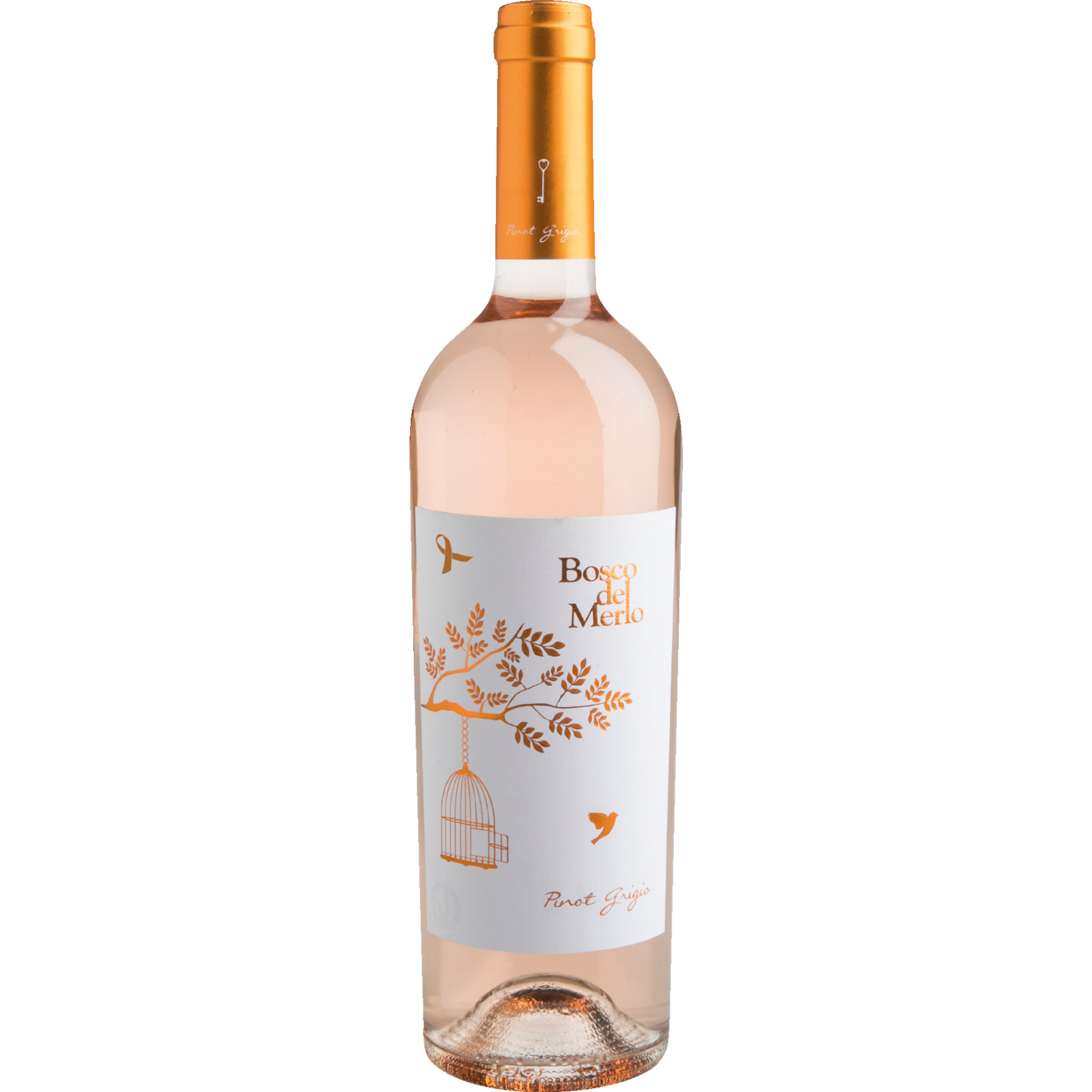 Bosco del Merlo Pinot Grigio Rosè, Delle Venezie DOC, Venetien, 2025, Roséwein