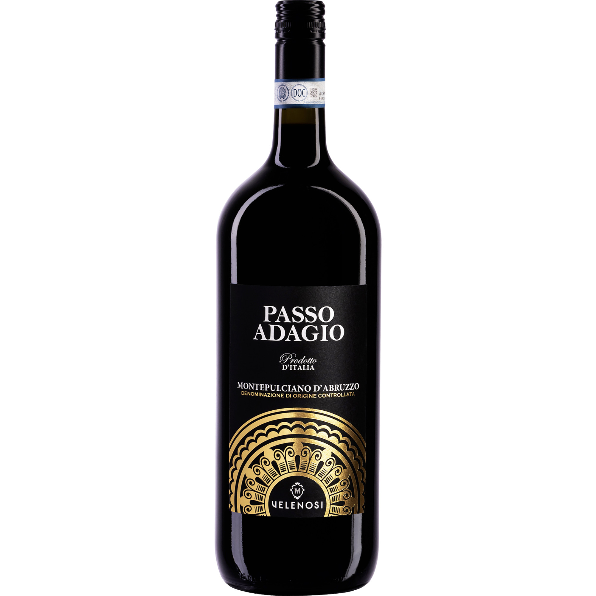 Passo Adagio Montepulciano, Montepulciano d'Abruzzo DOC, Magnum, Abruzzen, 2024, Rotwein