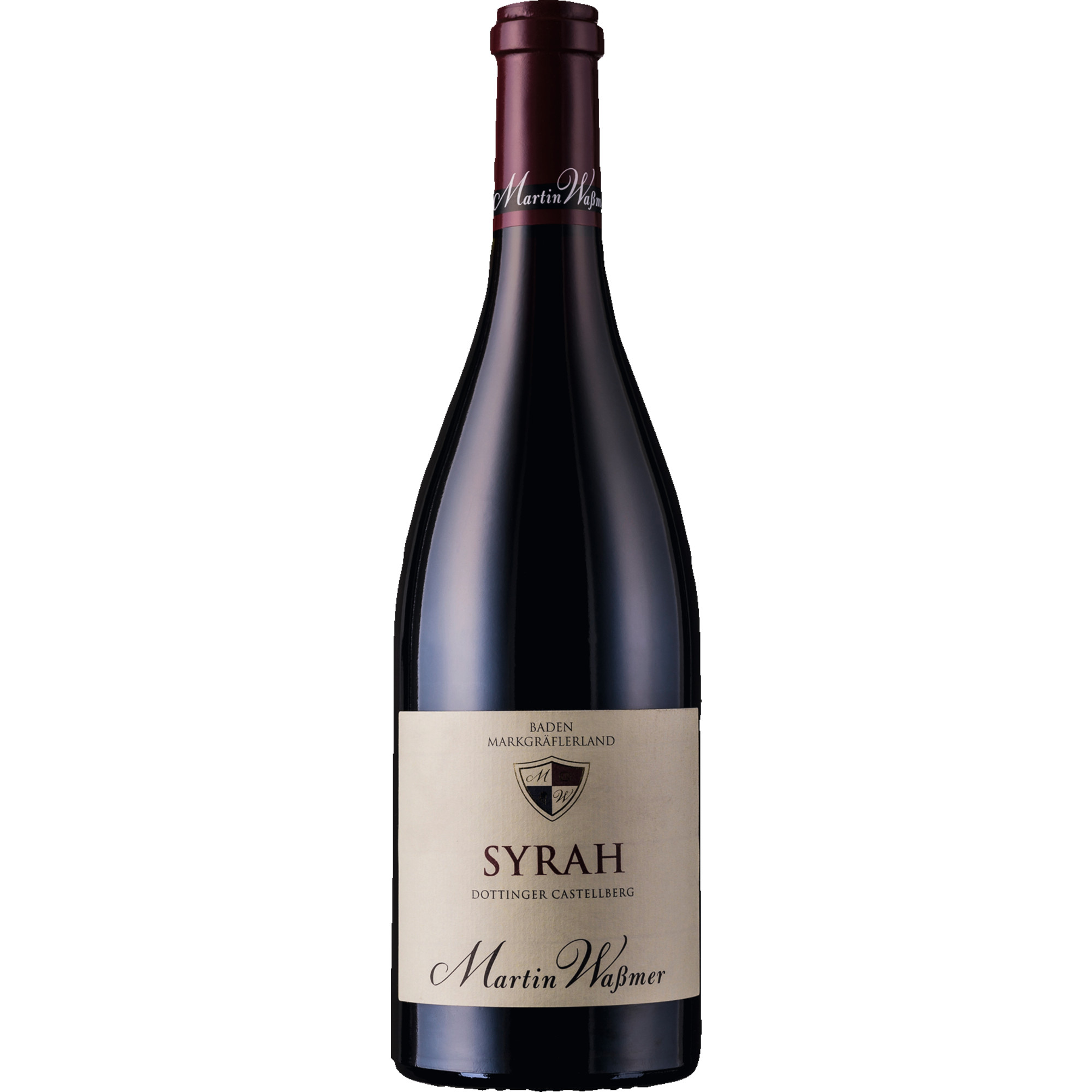 Waßmer Syrah Dottinger Castellberg QbA, Trocken, Baden, Baden, 2021, Rotwein