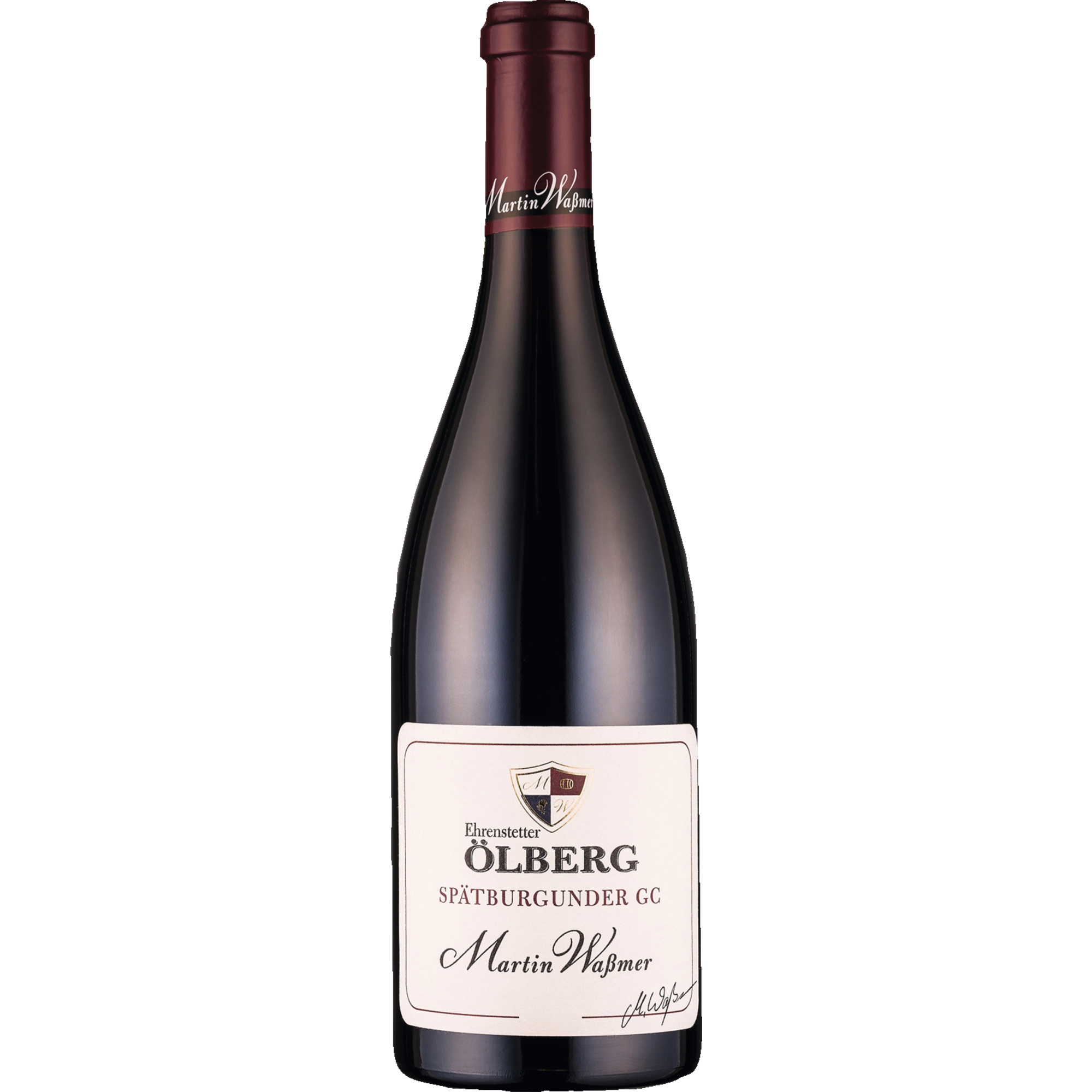 Waßmer Ehrenstetter Ölberg Spätburgunder GC, trocken, Baden, Baden, 2021, Rotwein