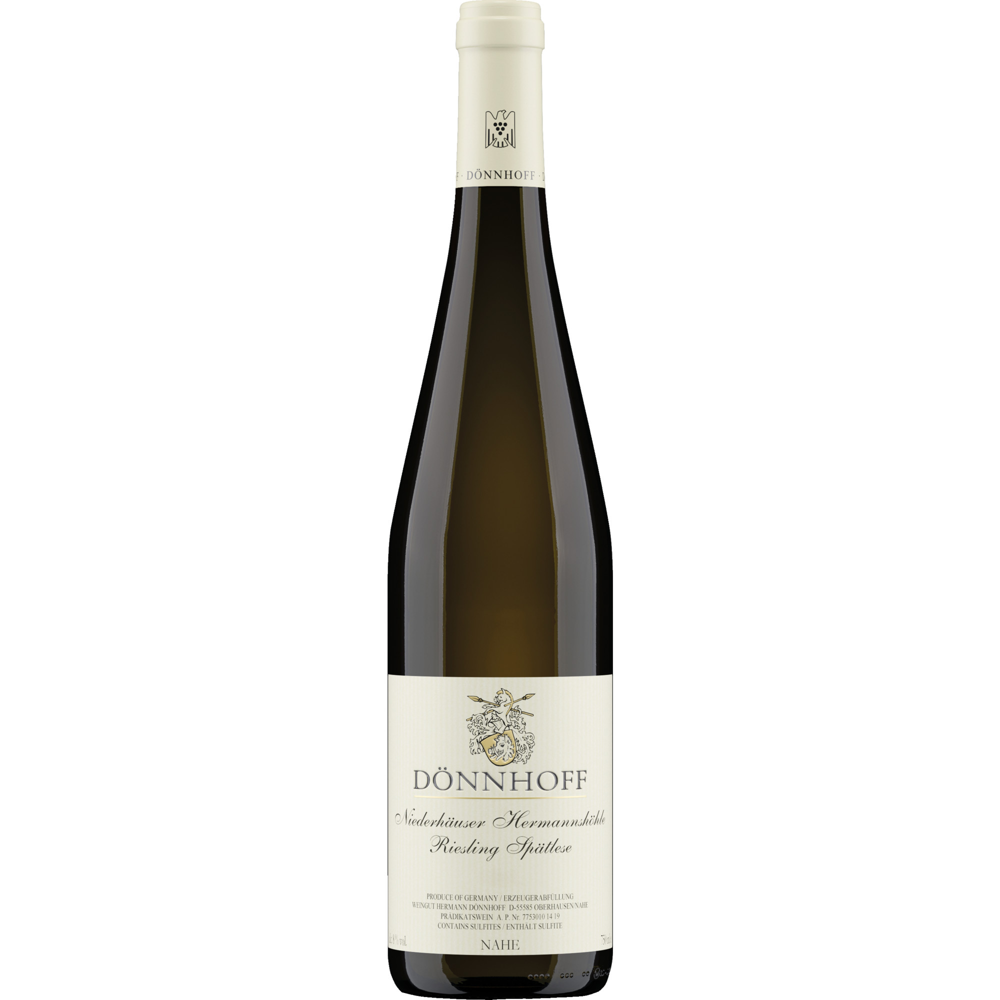 Niederhäuser Hermannshöhle Riesling Spätlese, Süß, Nahe, Nahe, 2025, Weißwein