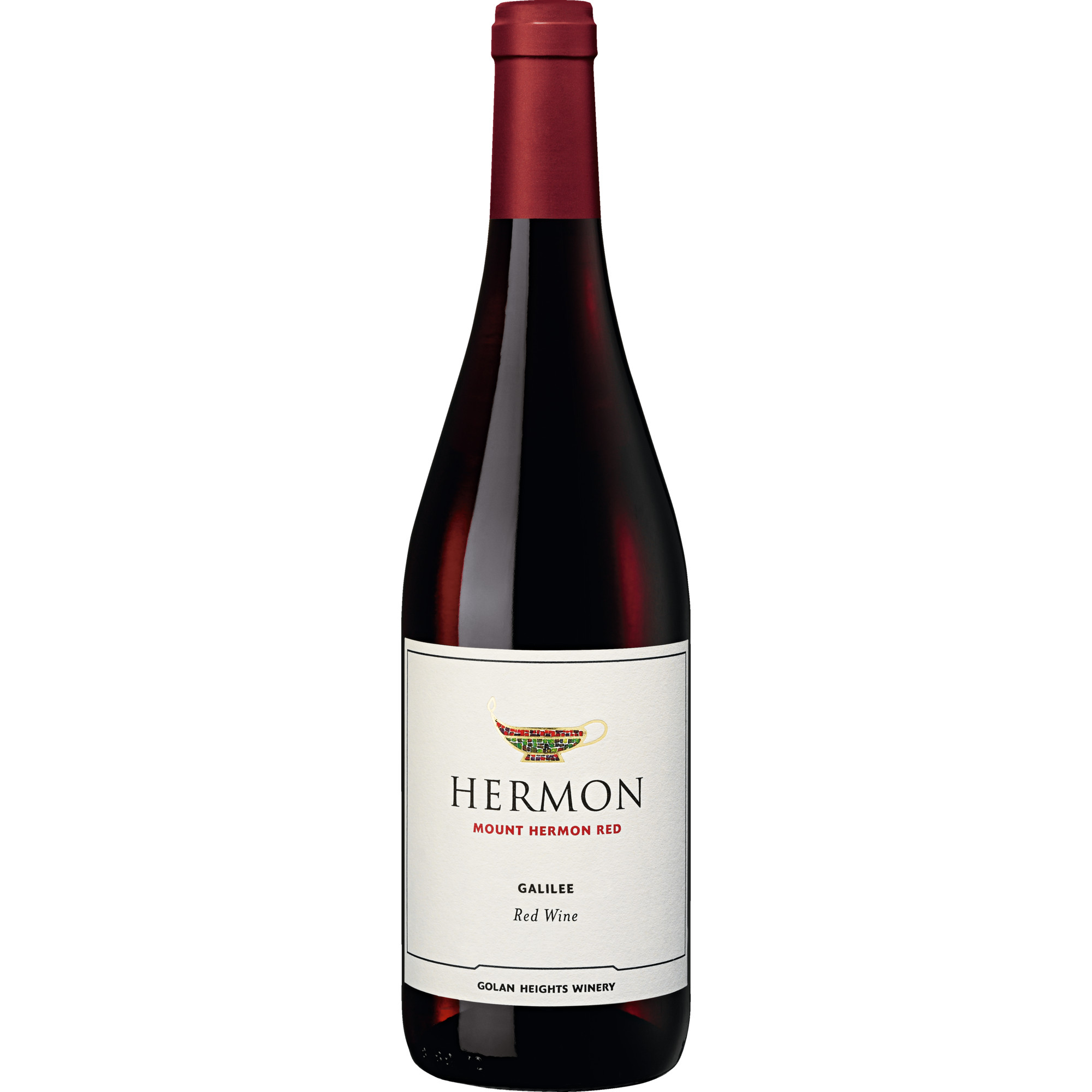 Yarden Mount Hermon Red, Golanhöhen (Israelische Siedlung), Galiläa, Golanhöhen, 2024, Rotwein