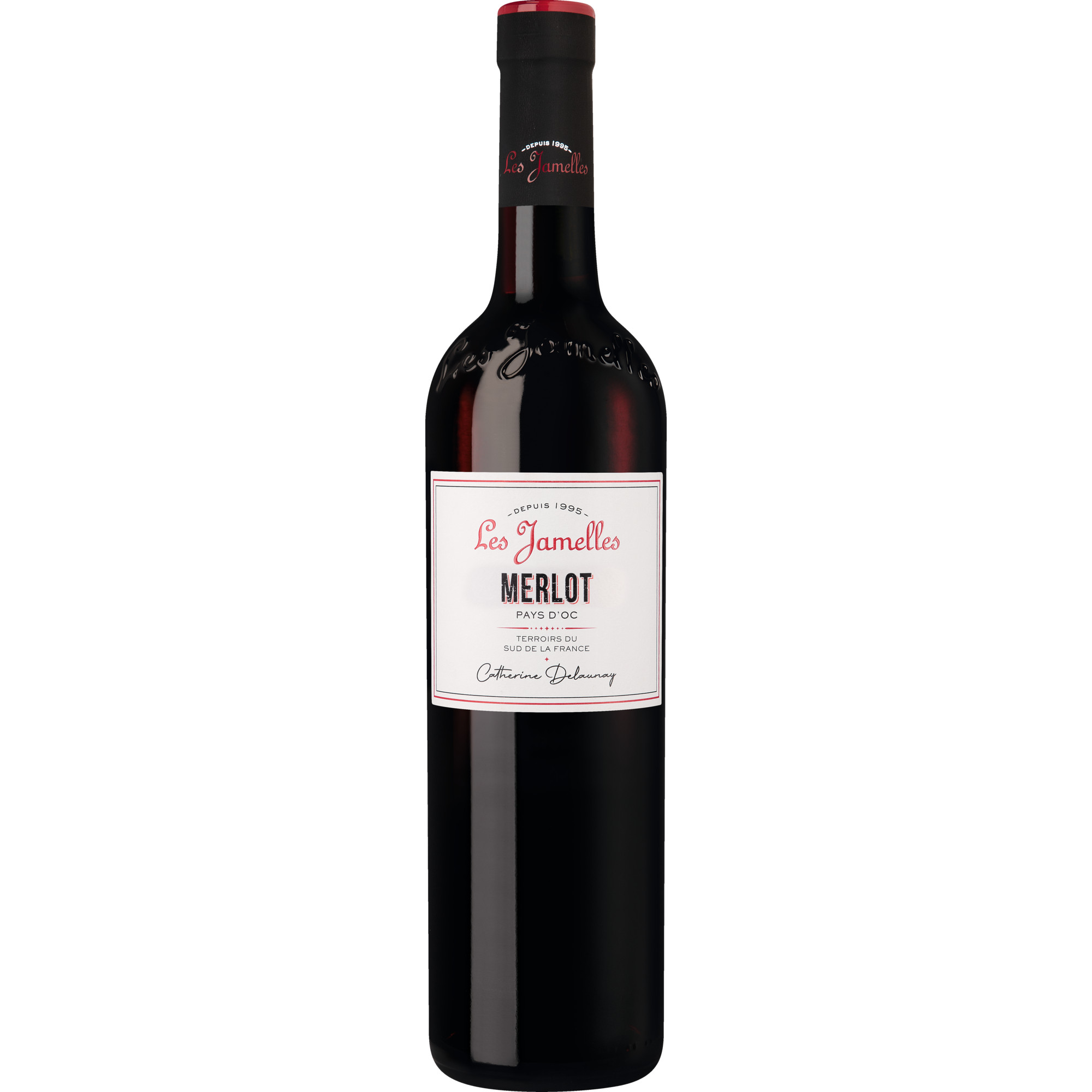Les Jamelles Merlot, Pays d'Oc IGP, Languedoc-Roussillon, 2025, Rotwein