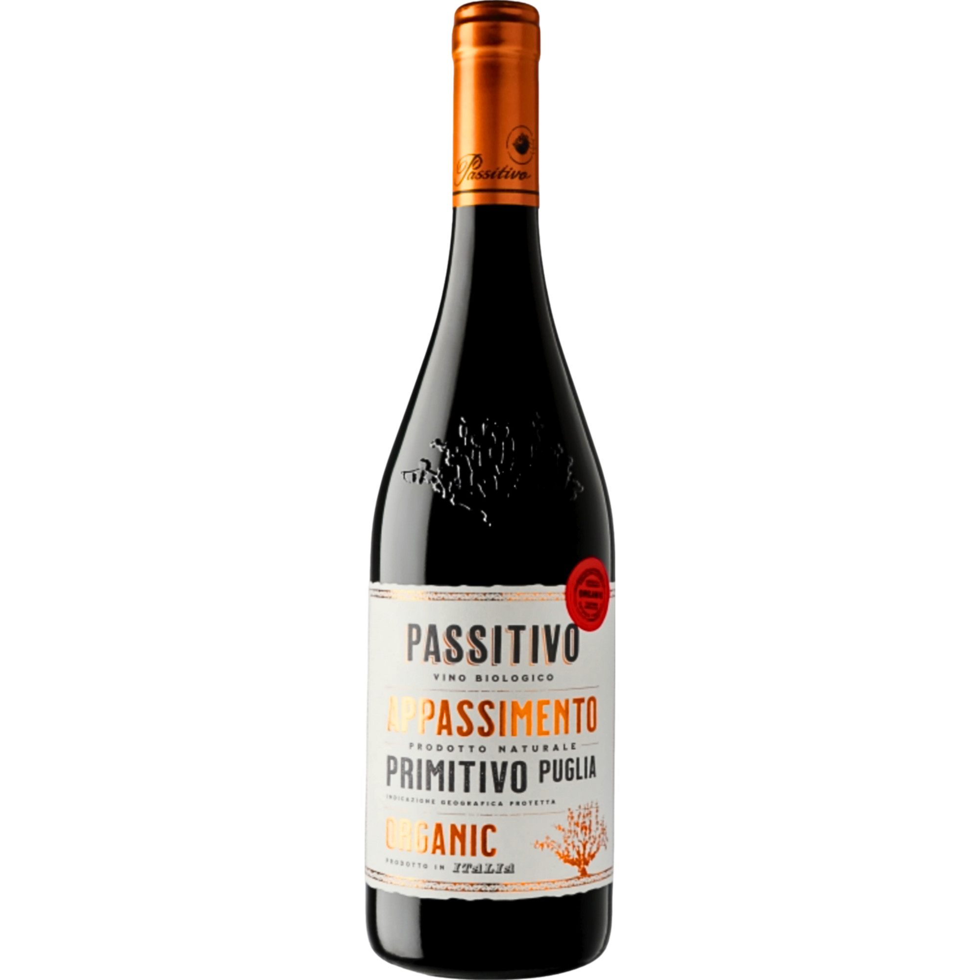 Paololeo Passitivo Primitivo Appassimento Bio, Puglia IGP, Apulien, 2024, Rotwein