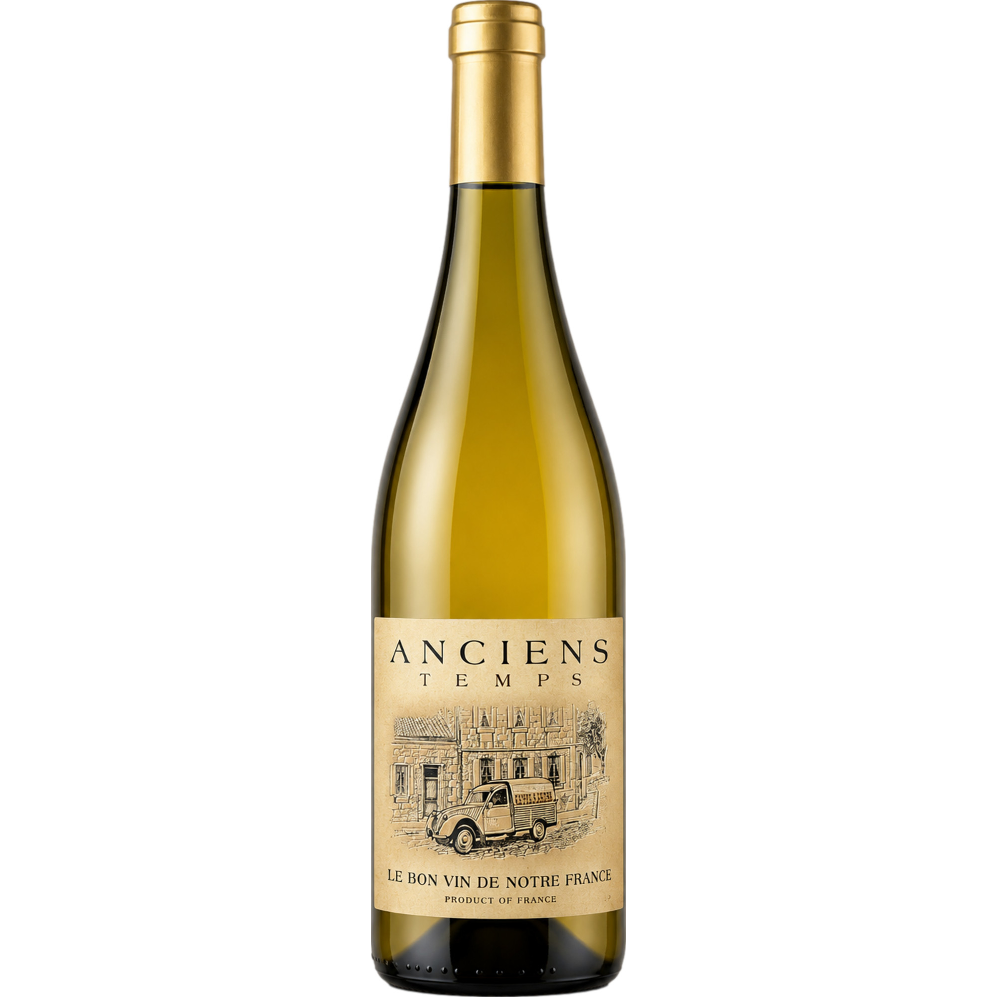 Anciens Temps Chardonnay Sauvignon Blanc, Pays d’Oc IGP, Languedoc-Roussillon, 2023, Weißwein
