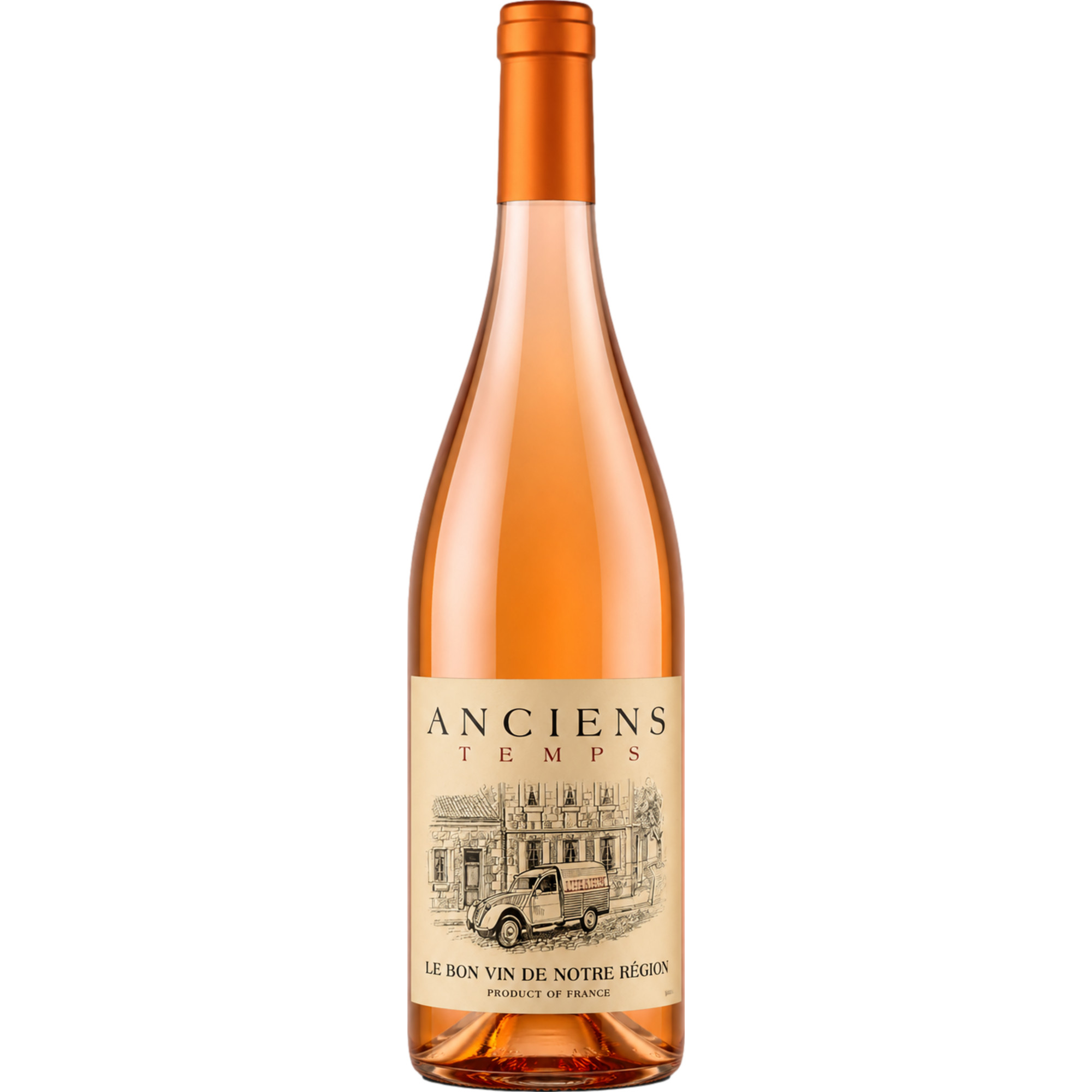 Anciens Temps Cinsaut Syrah Rose, Pays d’Oc IGP, Languedoc-Roussillon, 2024, Roséwein