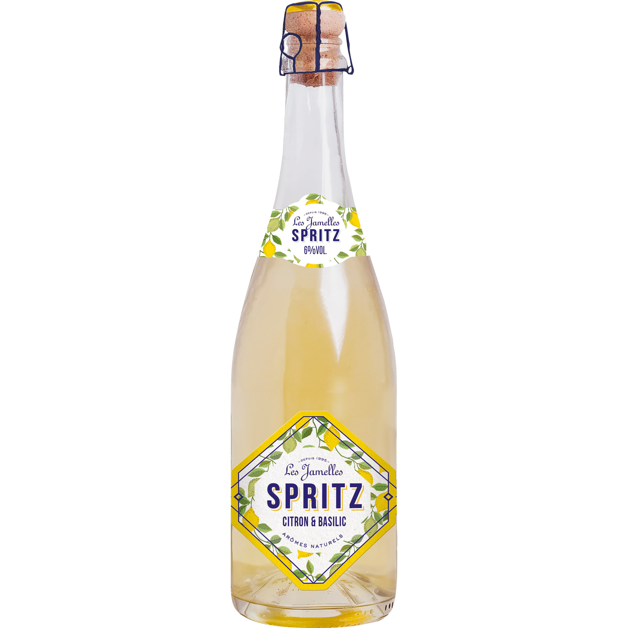 Les Jamelles Spritz Citron & Basilic Aromatisiertes weinhaltiges Getränk
