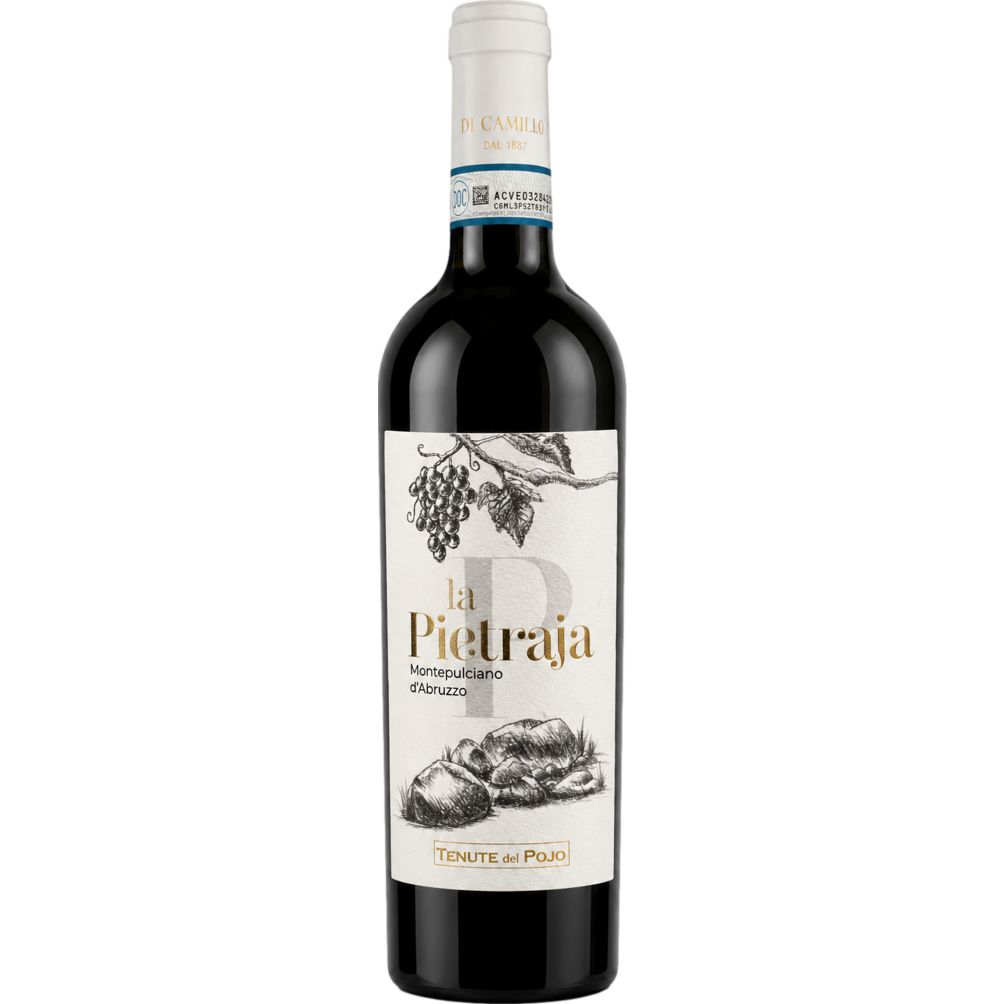 Tenute del Pojo la Pietraja Montepulciano, Montepulciano d’Abruzzo DOC, Abruzzen, 2021, Rotwein