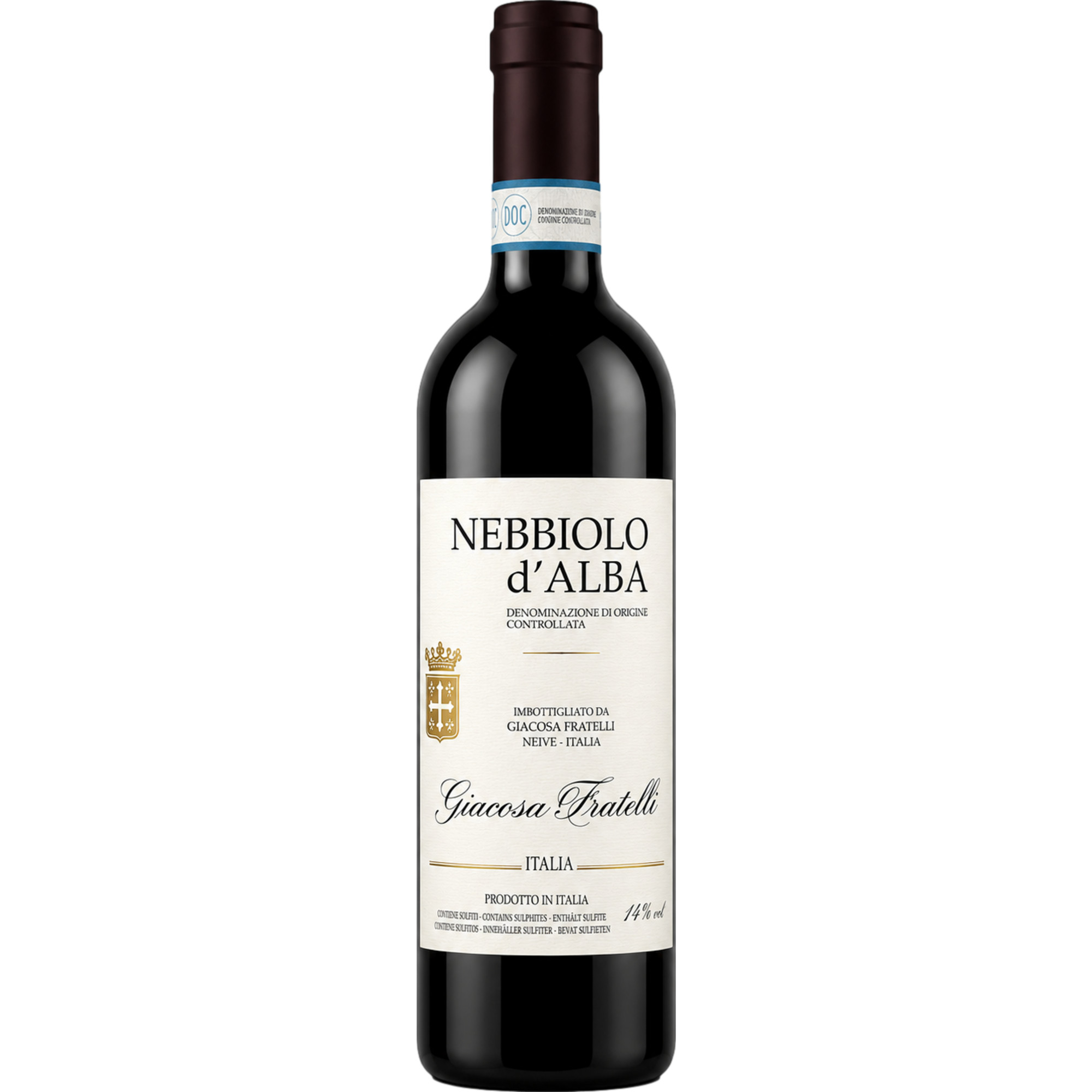 Giacosa Fratelli Nebbiolo d'Alba, Nebbiolo d’Alba DOC, Piemont, 2023, Rotwein