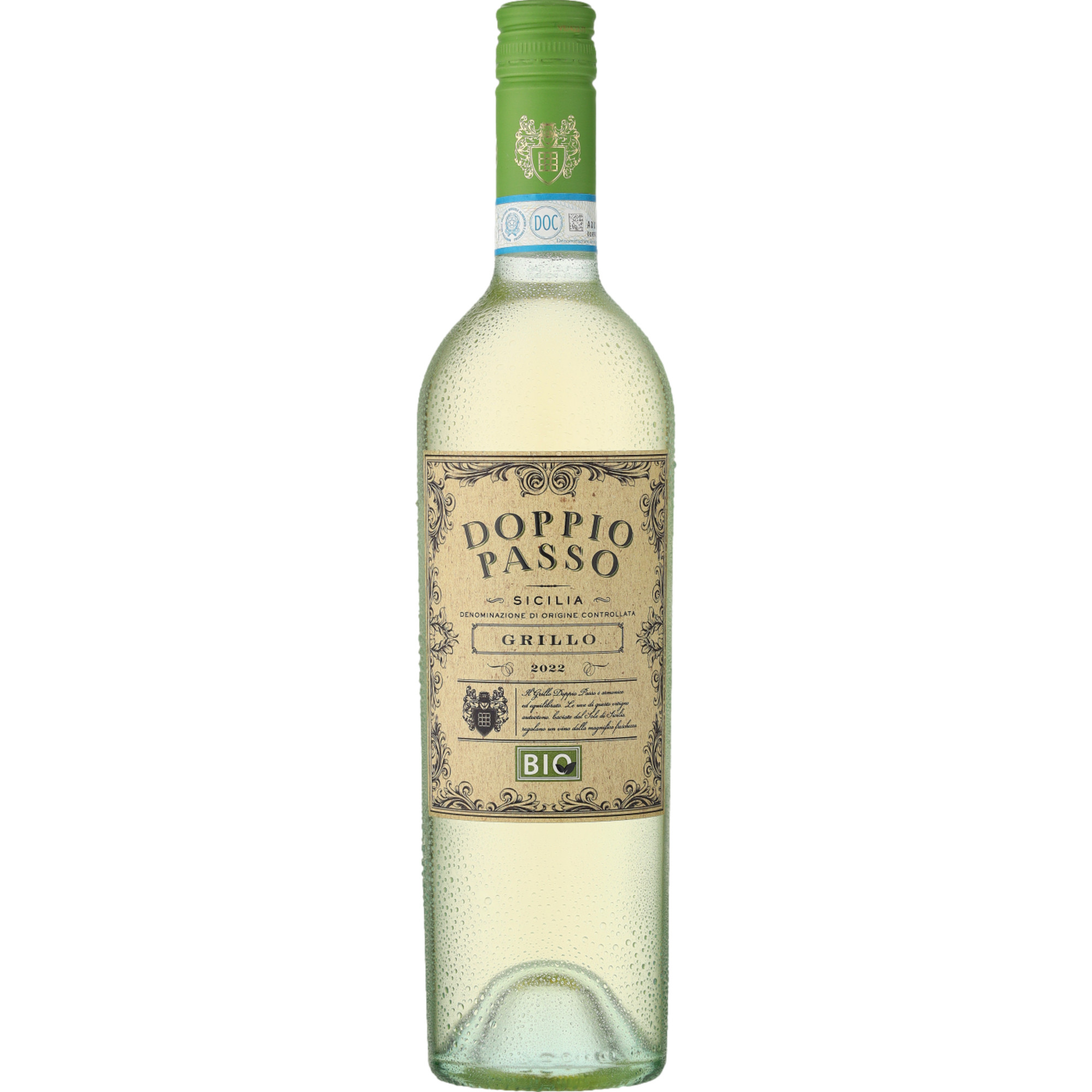 Doppio Passo Grillo Bio, Sicilia DOC, Sizilien, 2025, Weißwein