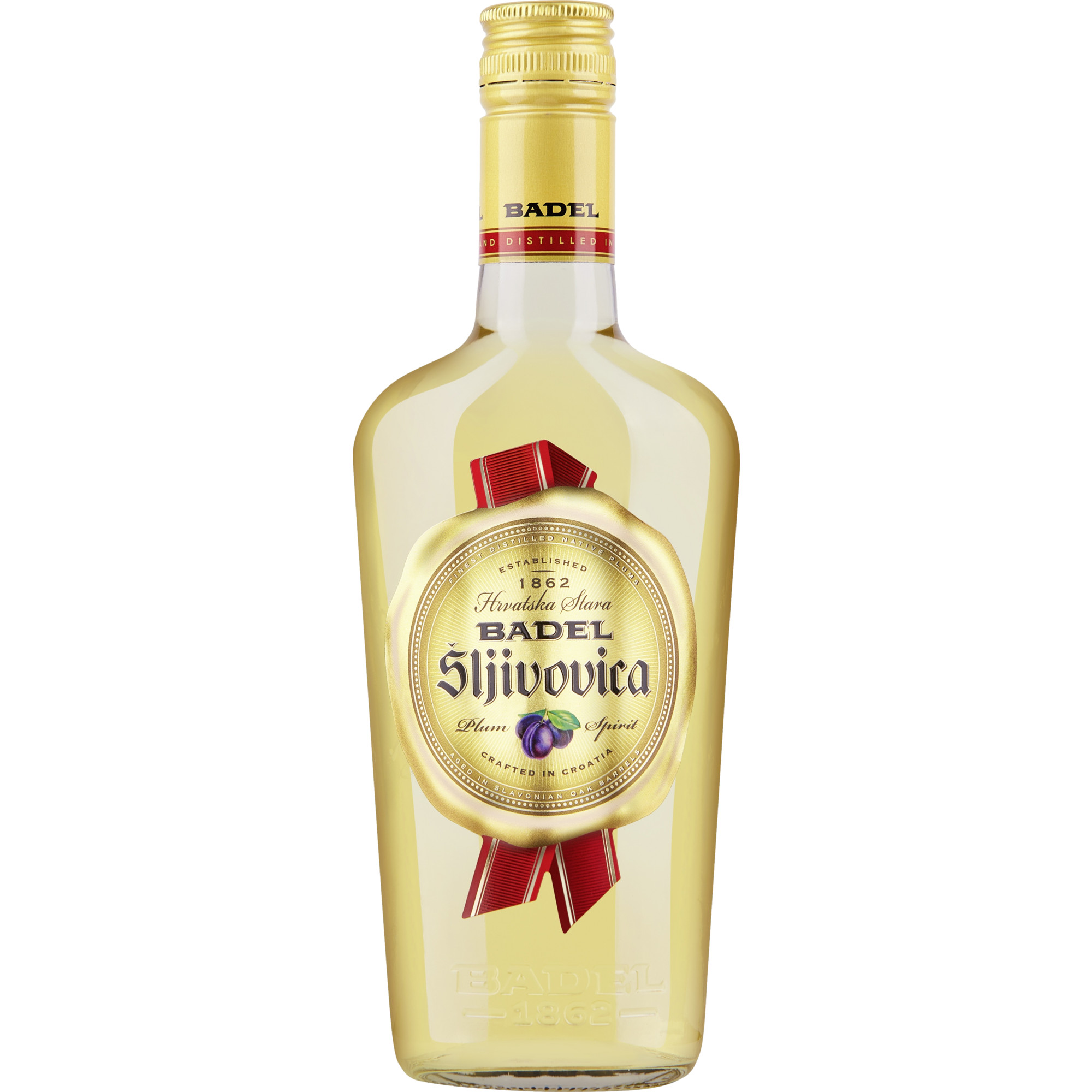 Image of Badel Sljivovica, 0,7 L, 40% Vol., Spirituosen