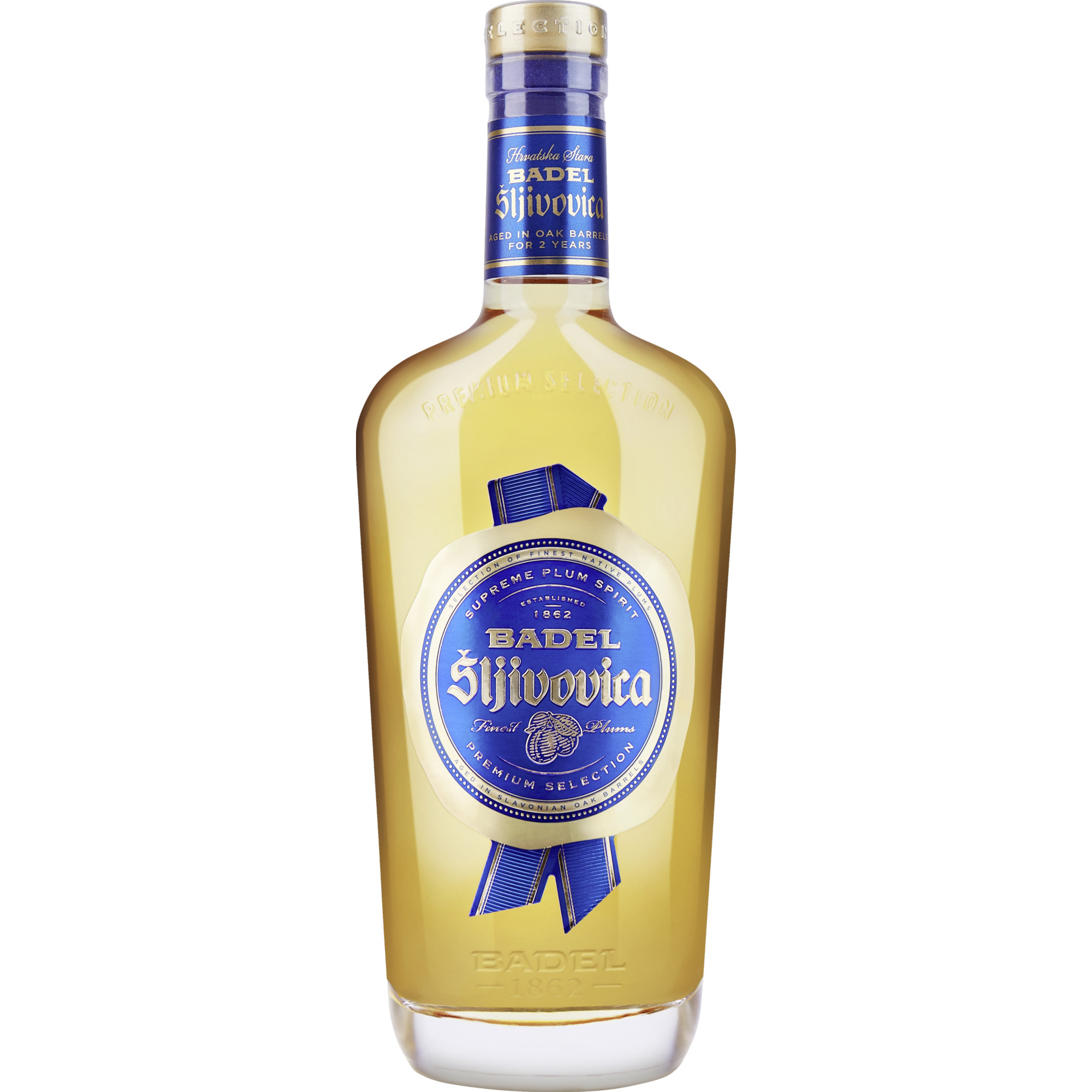Image of Badel Sljivovica Premium Selection, 0,7 L, 40% Vol., Spirituosen