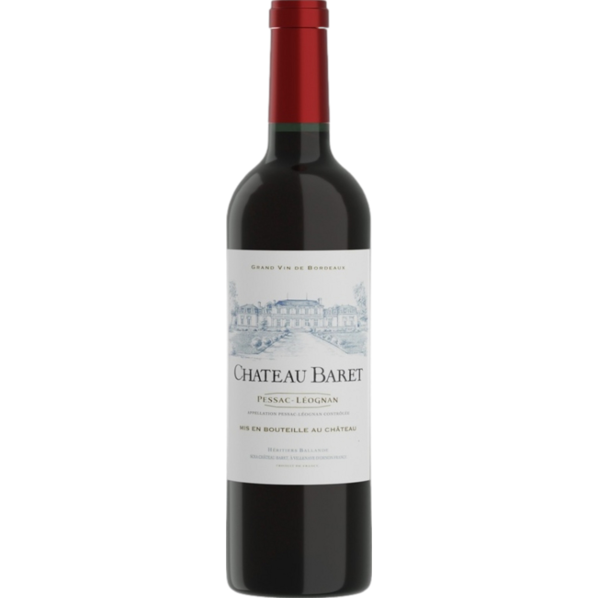 Château Baret, Pessac-Léognan AOP, Bordeaux, 2018, Rotwein