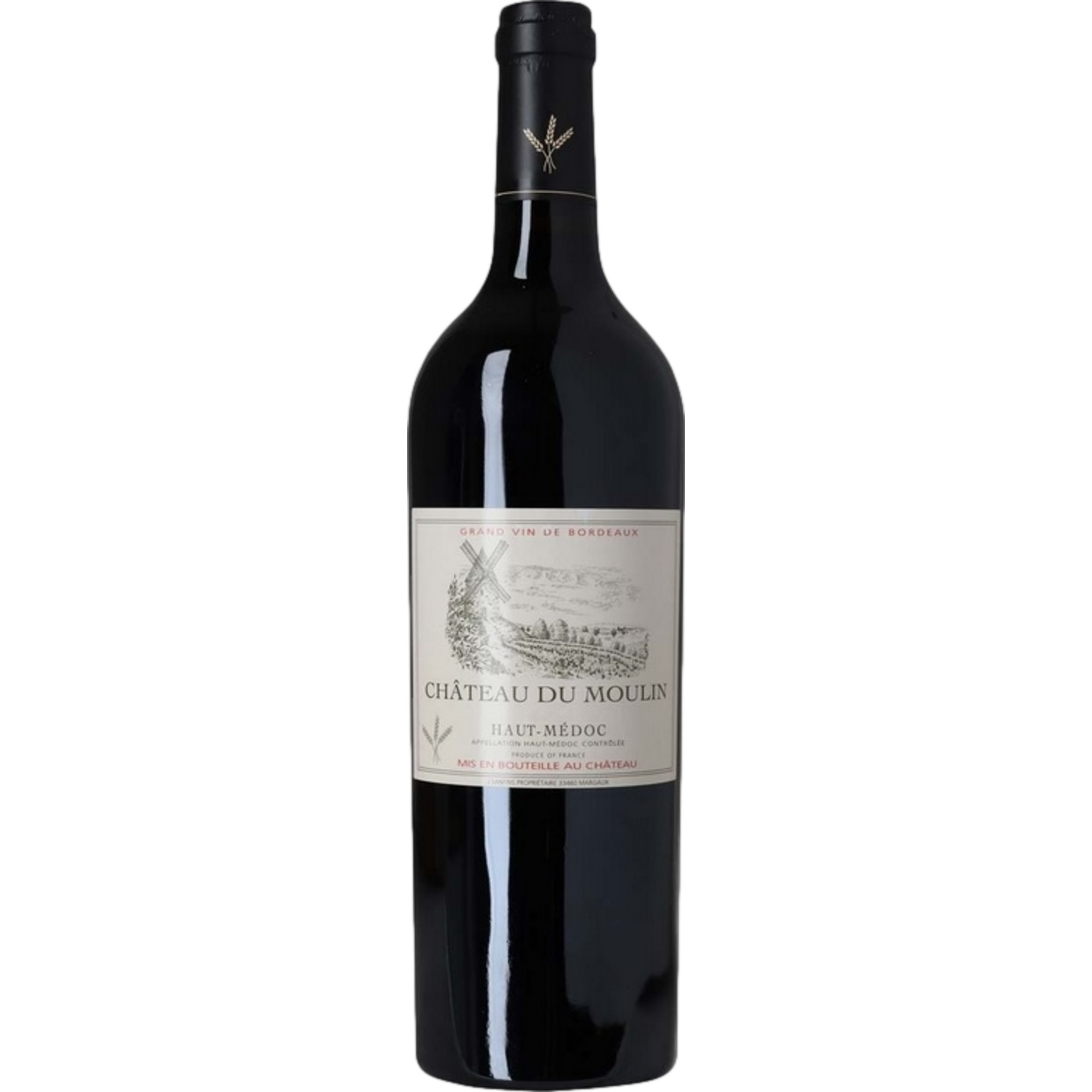 Château du Moulin, Haut-Médoc AOP, Bordeaux, 2017, Rotwein