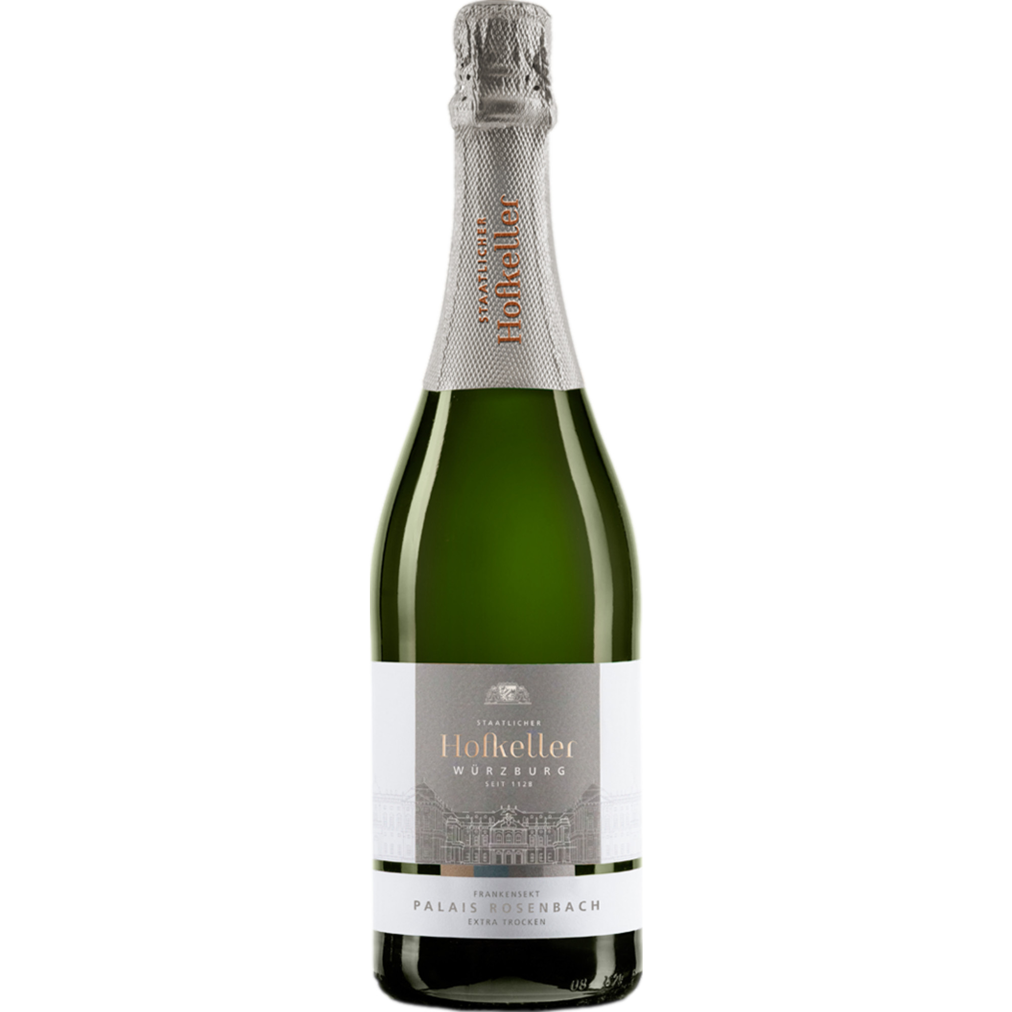 Palais Rosenbach Sekt, Extra Trocken, Franken, Franken, 2022, Schaumwein