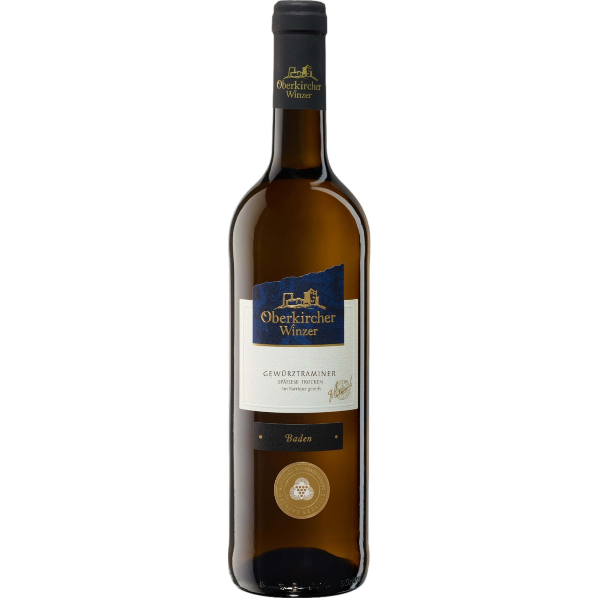 Oberkircher Gewürztraminer Spätlese Barrique, Trocken, Baden, Edition Nr. 10, Baden, 2023, Weißwein