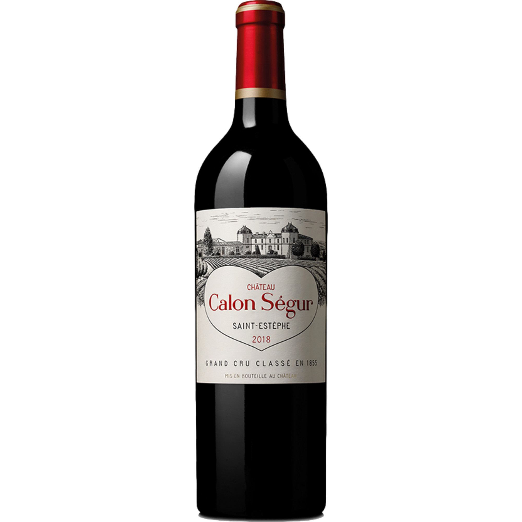 Château Calon-Ségur, Saint-Estèphe AOP, 3ème Cru Classé, Bordeaux, 2018, Rotwein