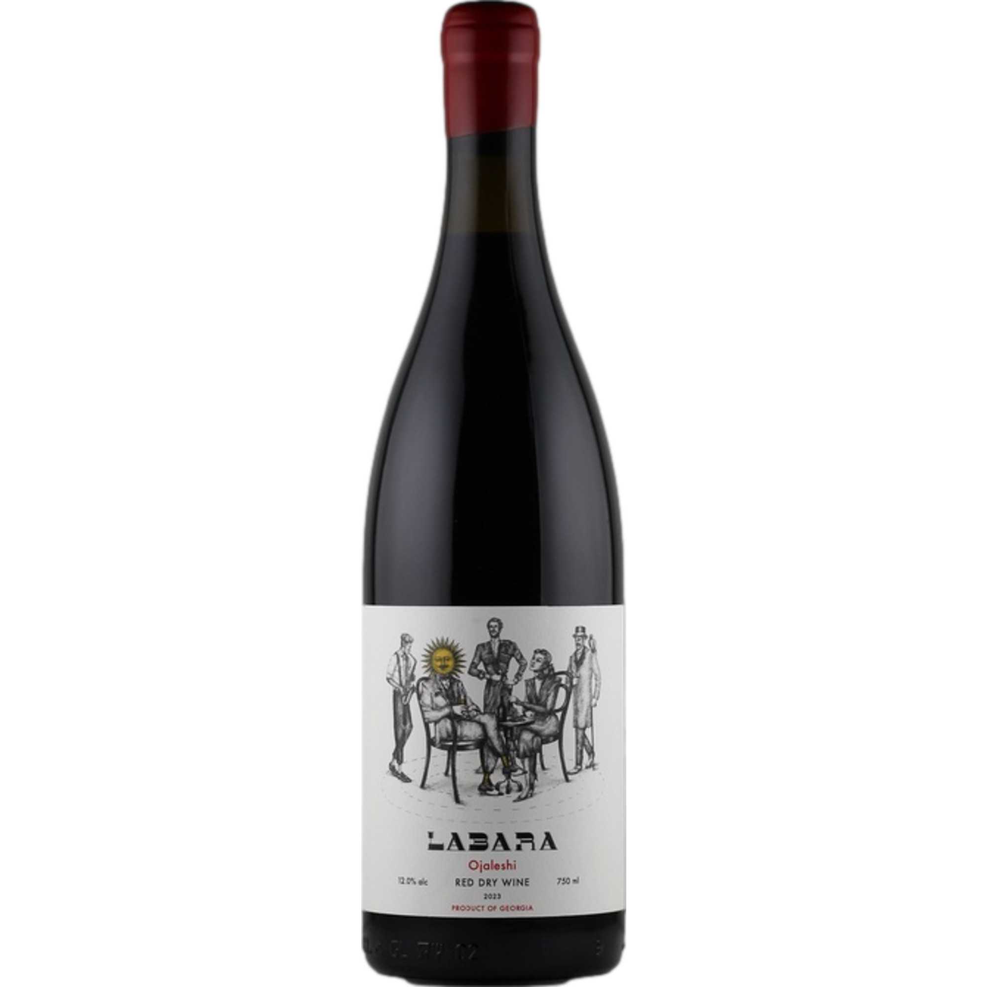 Labara Ojaleshi, Amphorenwein, Trocken, Georgien, Samegrelo, Rotwein