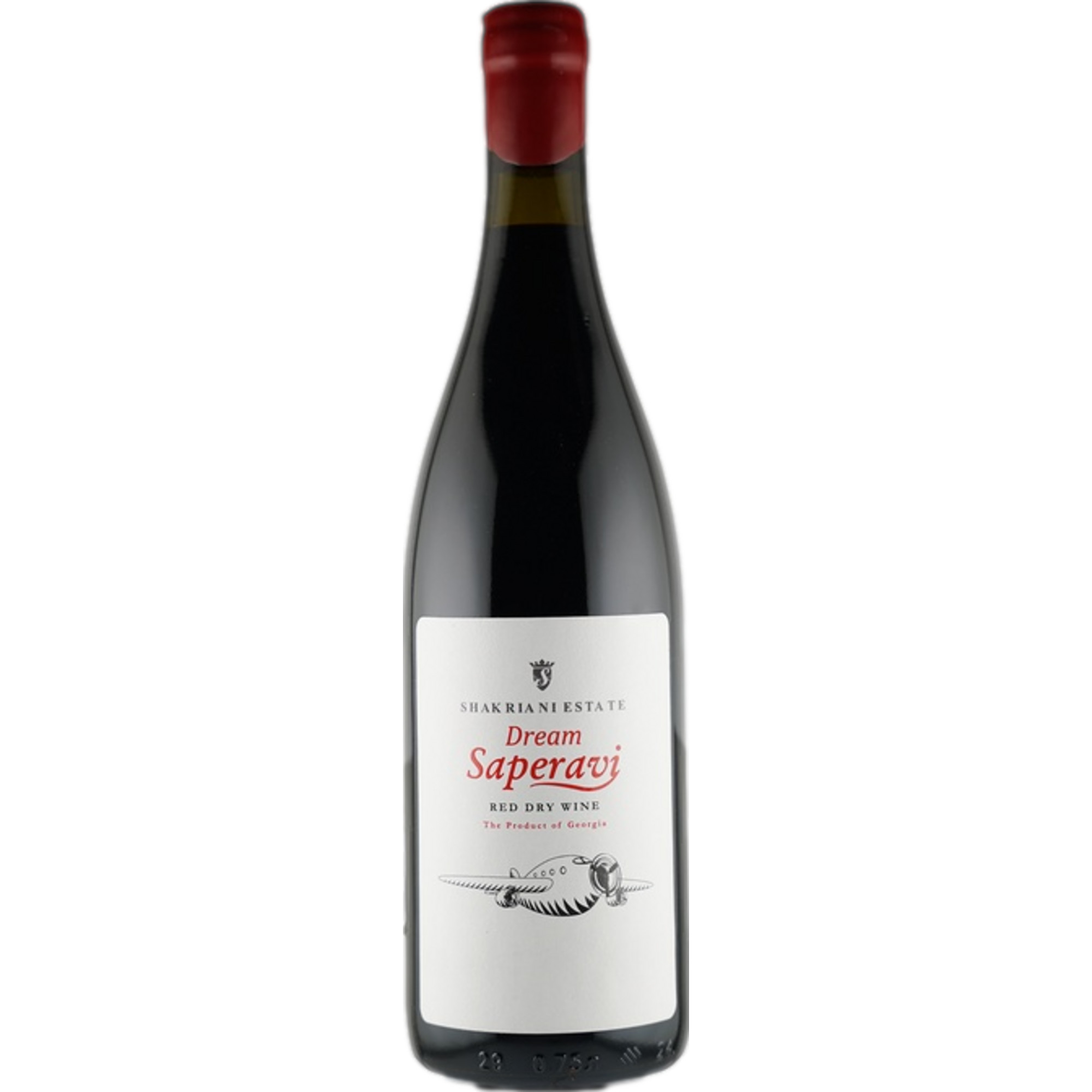 Shakriani Estate Saperavi, Amphorenwein, Trocken, Georgien, Kakheti, Rotwein