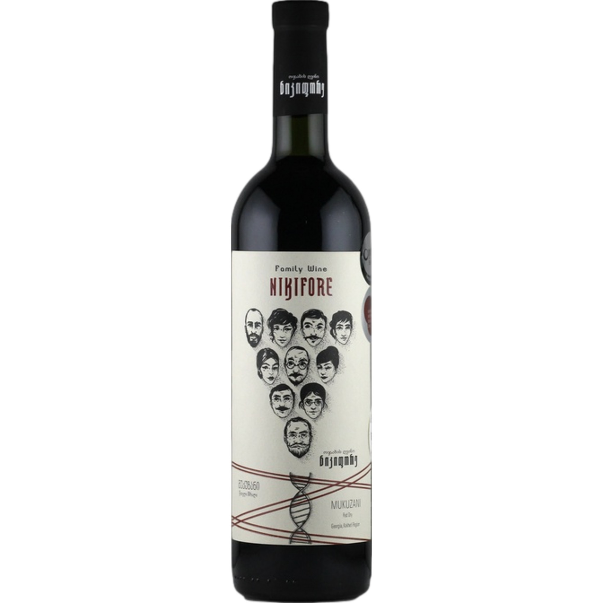 Nikifore Mukuzani, Trocken, Georgien, Kakheti, Rotwein