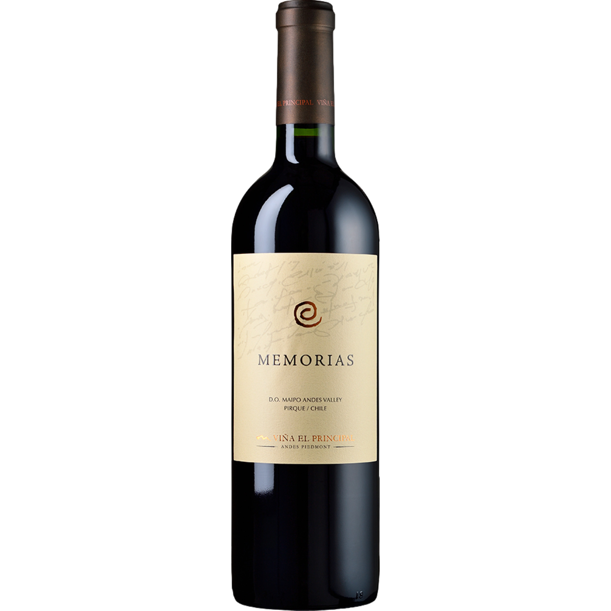 Viña El Principal Memorias, Valle del Maipo, Maipo Valley, 2023, Rotwein