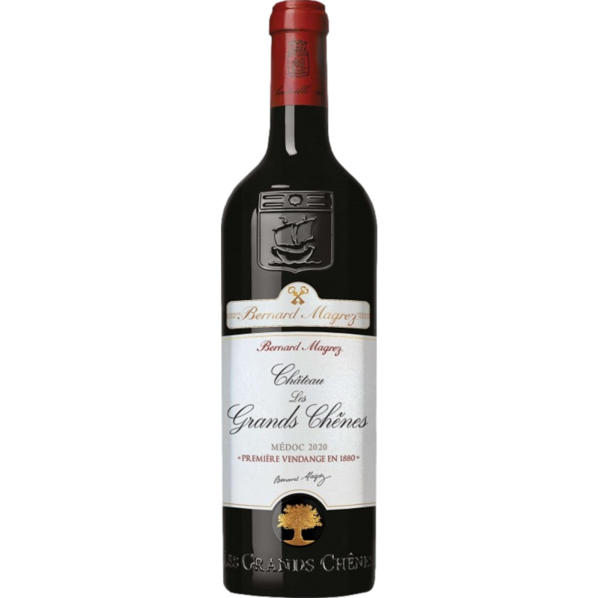 Château Les Grands Chênes, Médoc AOP, Cru Bourgeois, Bordeaux, 2020, Rotwein