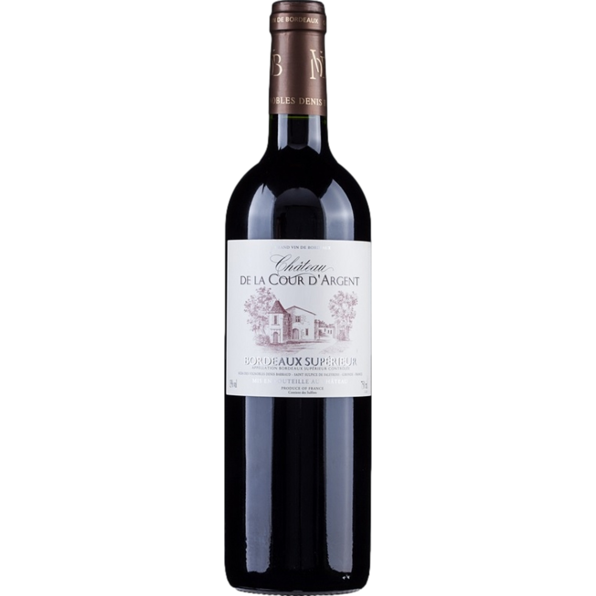 Château de la Cour d’Argent, Bordeaux Supérieur AOP, Bordeaux, 2022, Rotwein