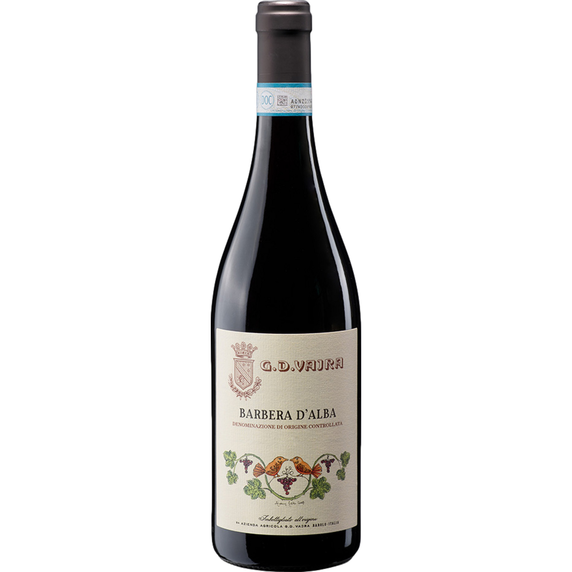 G.D. Vajra Barbera d'Alba, Barbera d'Alba DOC, Piemont, 2025, Rotwein