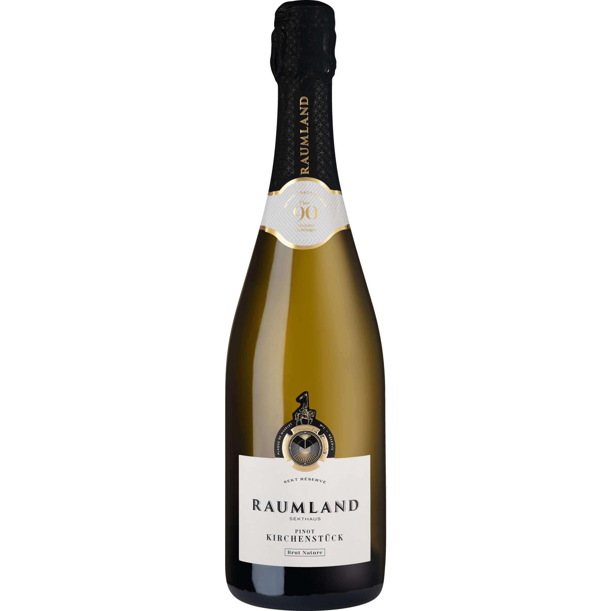 Kirchenstück Pinot Réserve Sekt, Brut Nature, Rheinhessen, Rheinhessen, 2017, Schaumwein