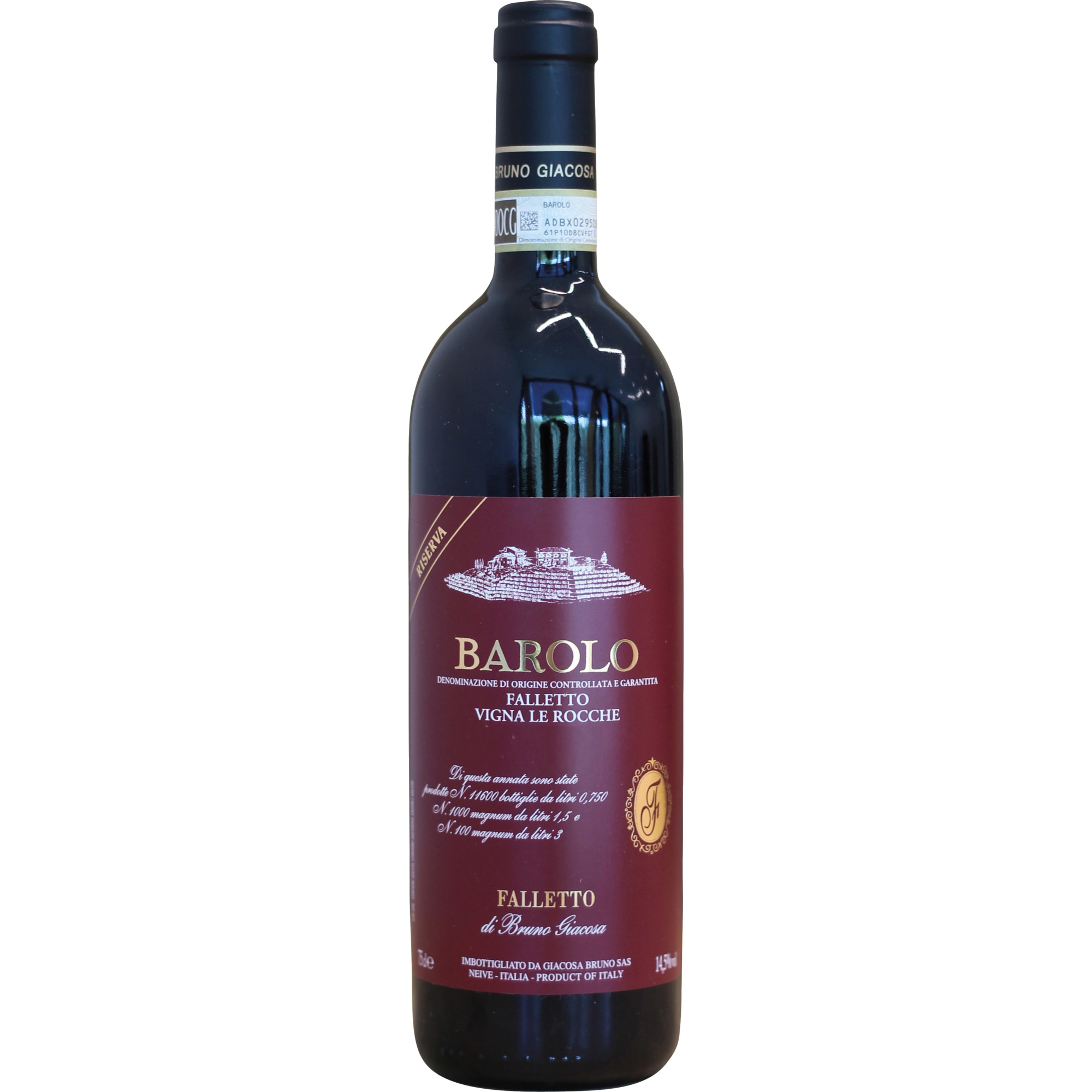 Bruno Giacosa Faletto Vingna le Roche Barolo, Barolo DOCG, Piemont, 2022, Rotwein
