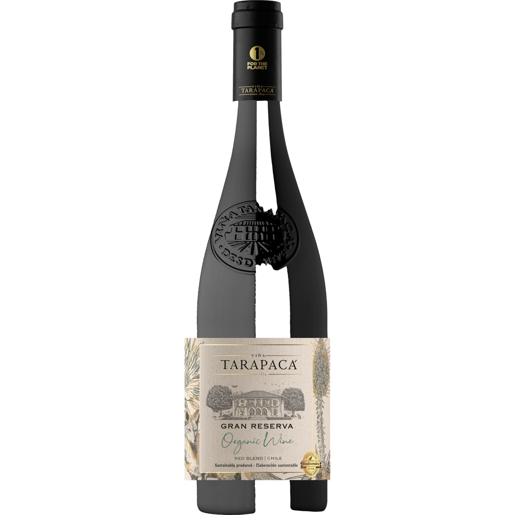 Tarapacá Gran Reserva Bio, Valle del Maipo, Maipo Valley, 2023, Rotwein